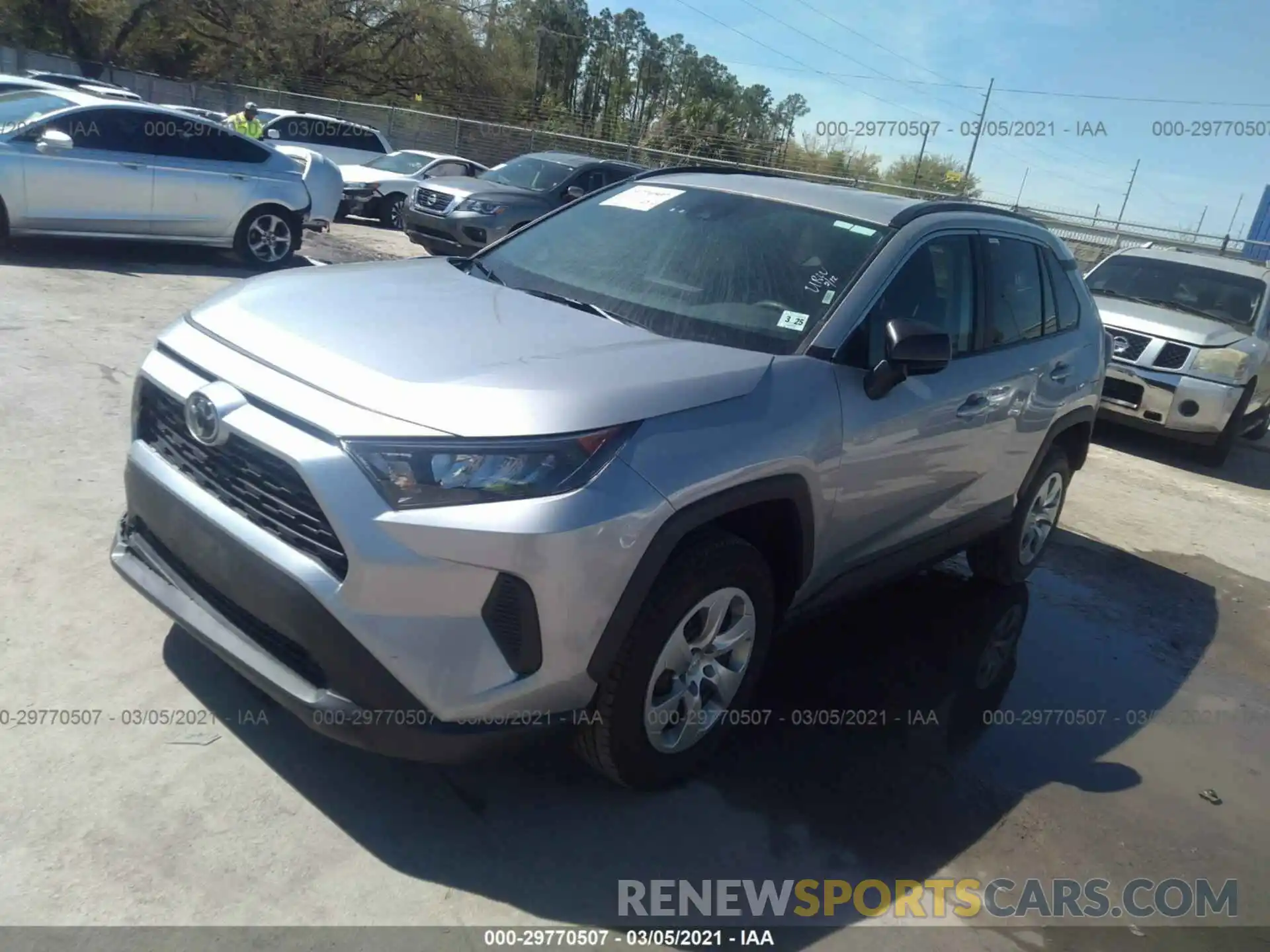 2 Photograph of a damaged car 2T3F1RFV5LC107139 TOYOTA RAV4 2020