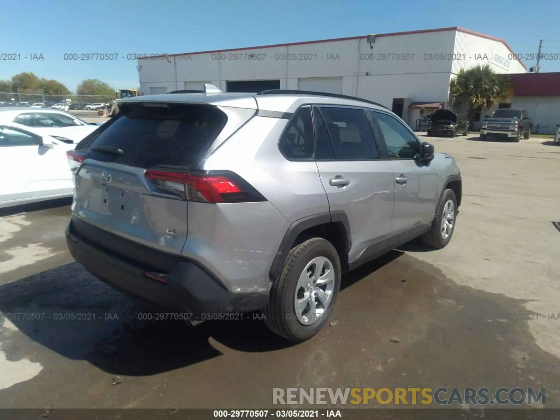 4 Photograph of a damaged car 2T3F1RFV5LC107139 TOYOTA RAV4 2020