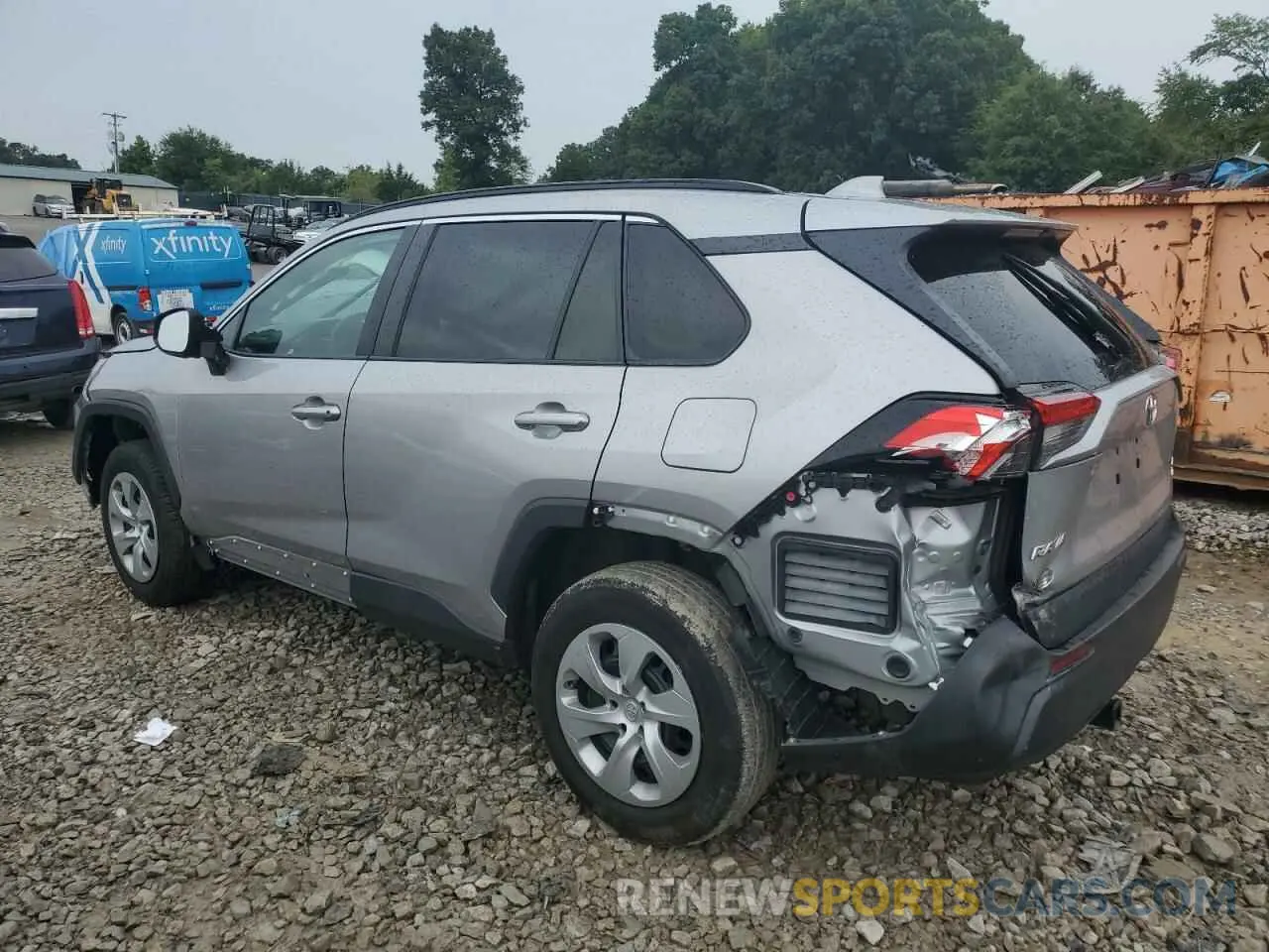 2 Photograph of a damaged car 2T3F1RFV5LC111644 TOYOTA RAV4 2020