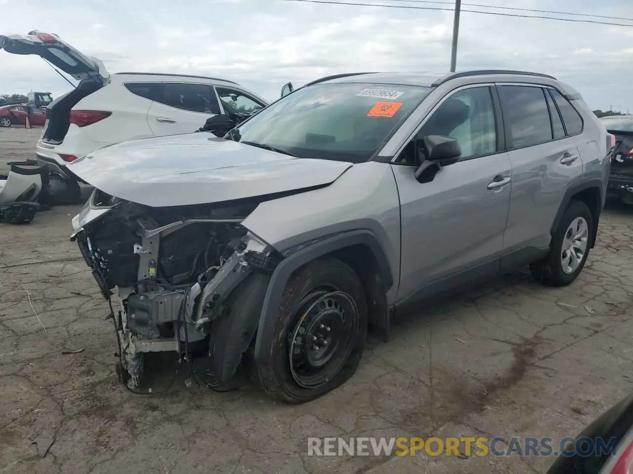 1 Photograph of a damaged car 2T3F1RFV5LC114852 TOYOTA RAV4 2020