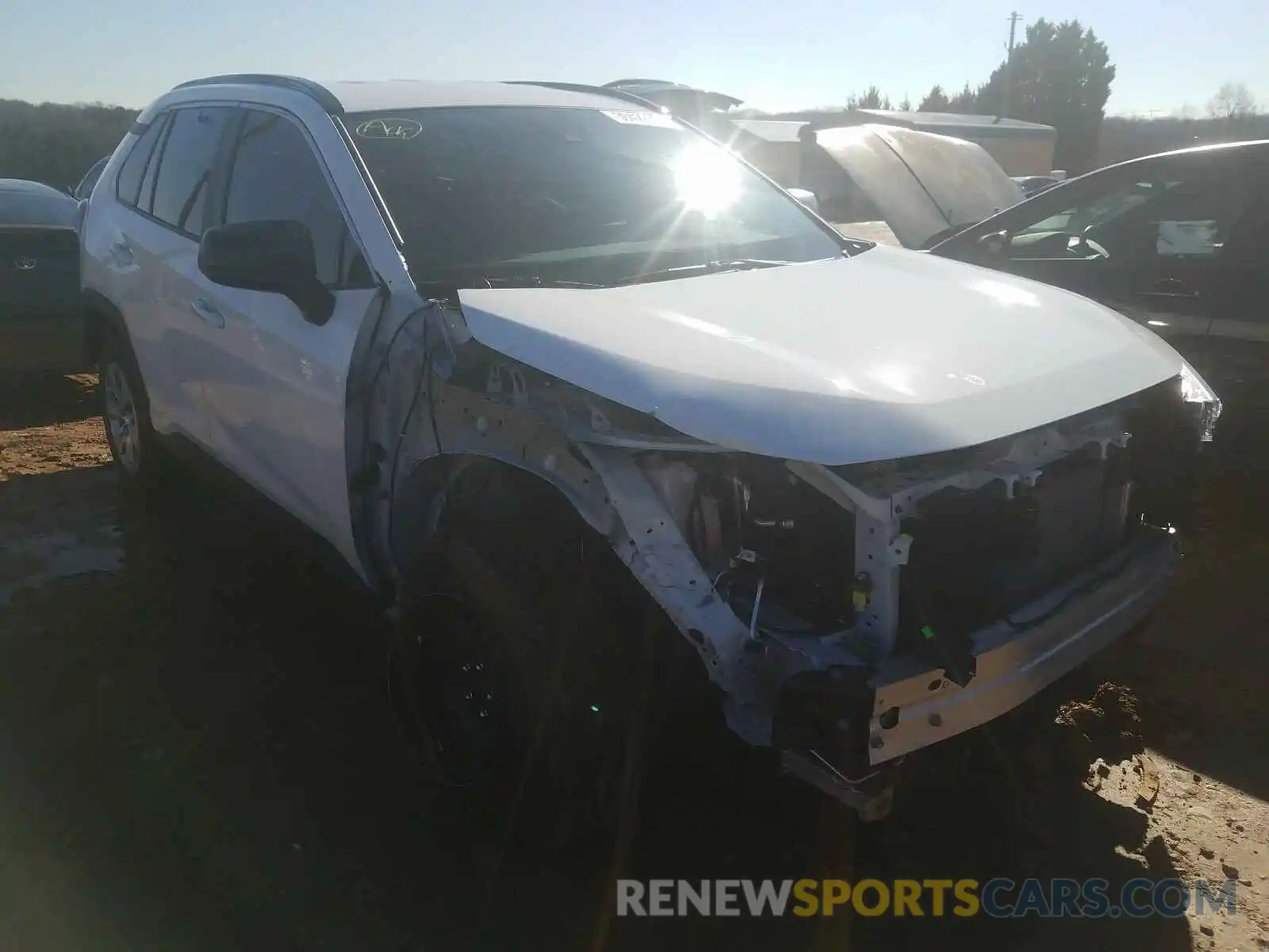 1 Photograph of a damaged car 2T3F1RFV5LC130257 TOYOTA RAV4 2020