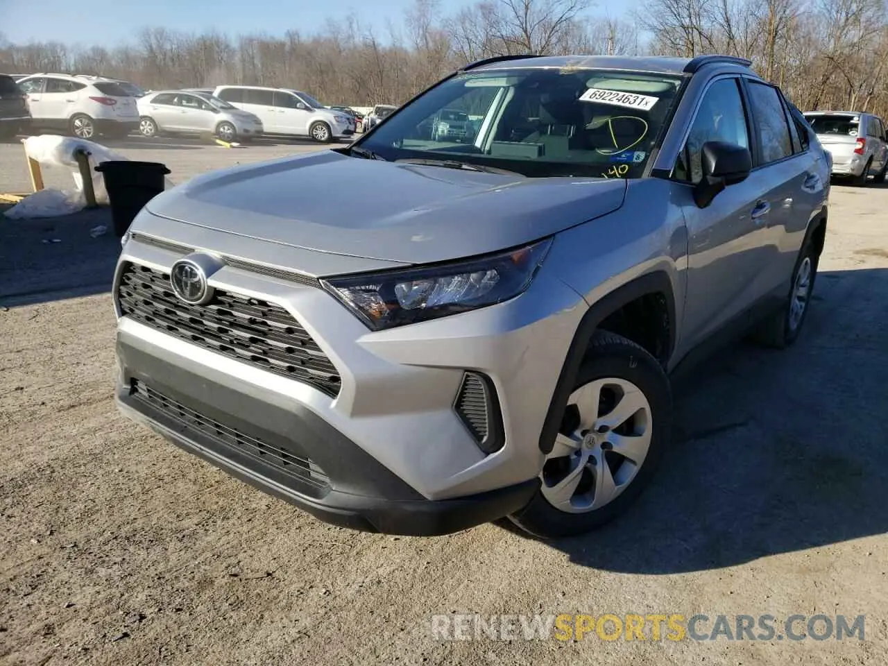 2 Photograph of a damaged car 2T3F1RFV5LW085075 TOYOTA RAV4 2020