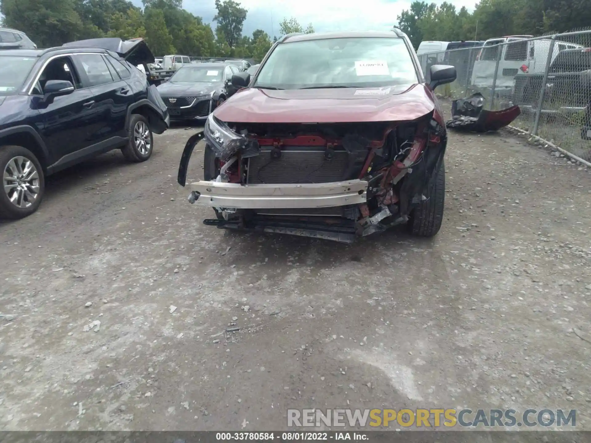 6 Photograph of a damaged car 2T3F1RFV5LW094505 TOYOTA RAV4 2020