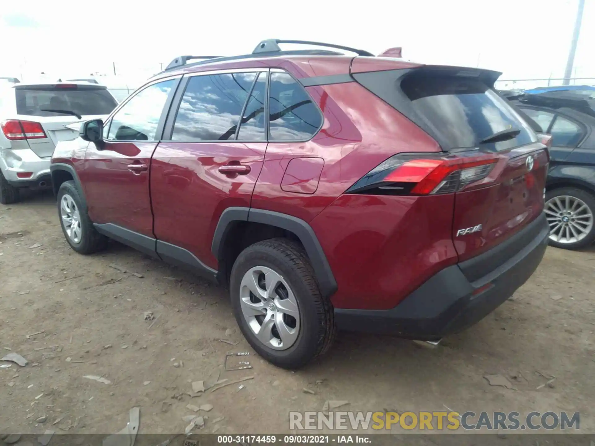 3 Photograph of a damaged car 2T3F1RFV5LW095590 TOYOTA RAV4 2020