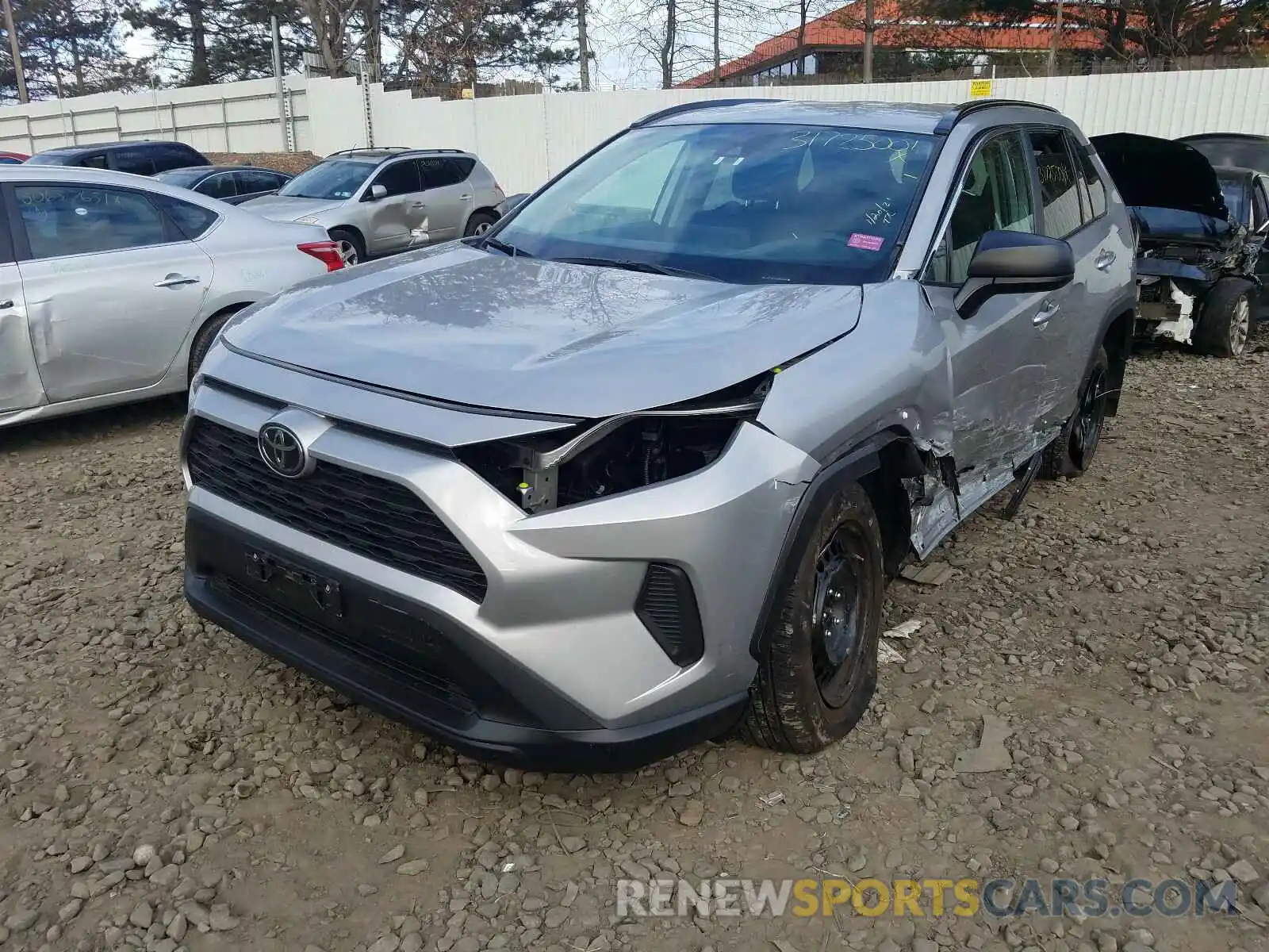 2 Photograph of a damaged car 2T3F1RFV5LW104305 TOYOTA RAV4 2020