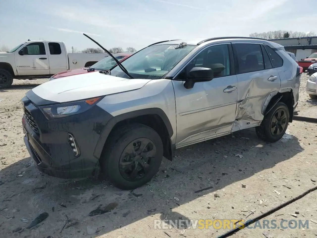 1 Photograph of a damaged car 2T3F1RFV5LW107026 TOYOTA RAV4 2020