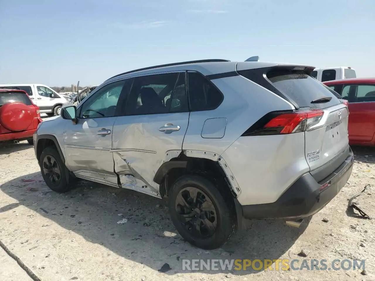 2 Photograph of a damaged car 2T3F1RFV5LW107026 TOYOTA RAV4 2020