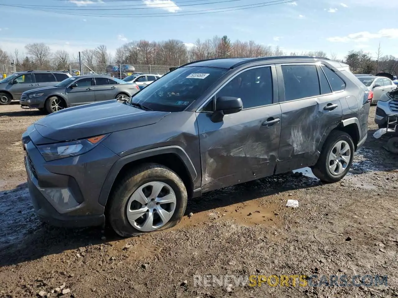 1 Photograph of a damaged car 2T3F1RFV5LW110220 TOYOTA RAV4 2020