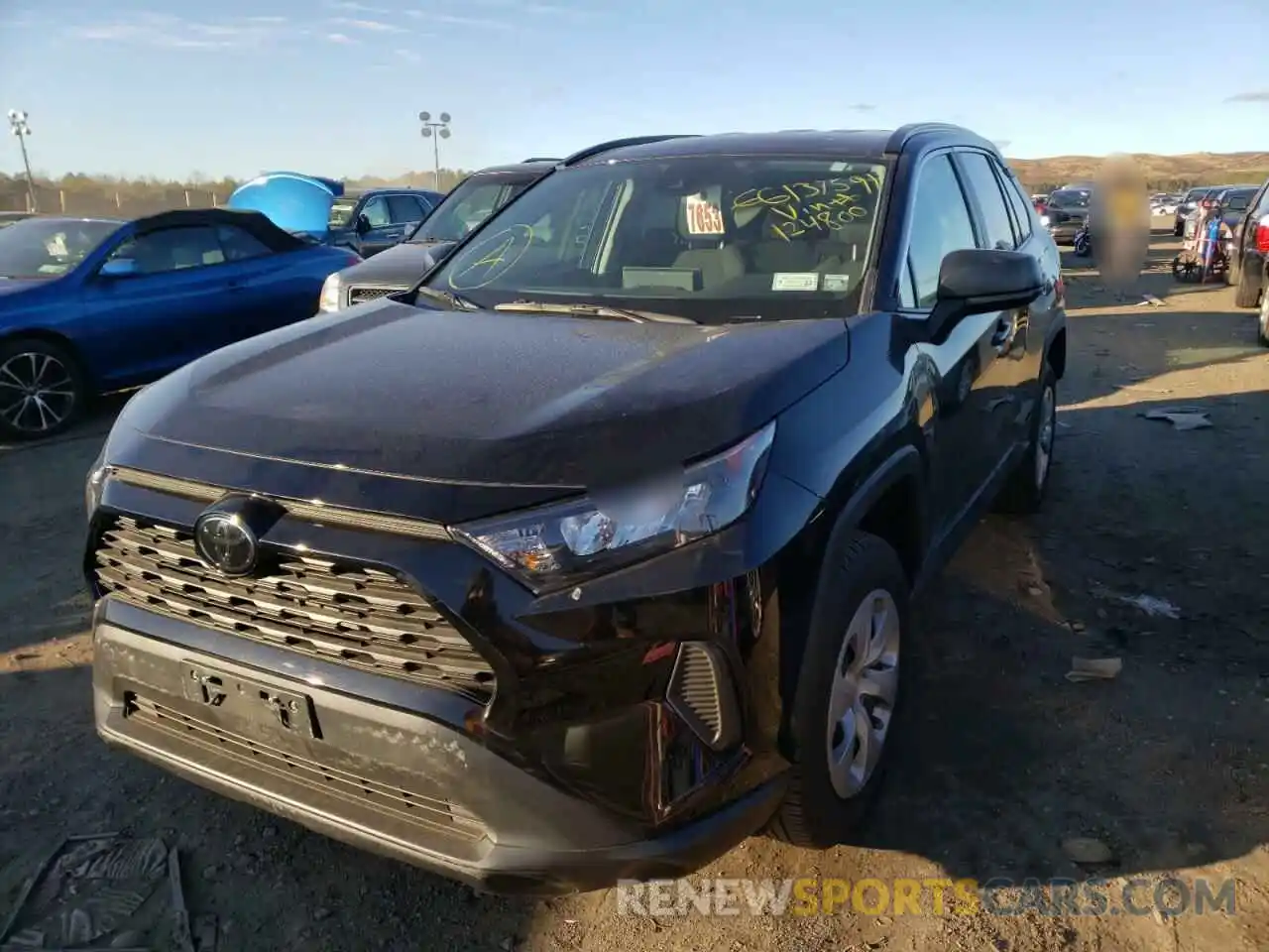 2 Photograph of a damaged car 2T3F1RFV5LW124800 TOYOTA RAV4 2020