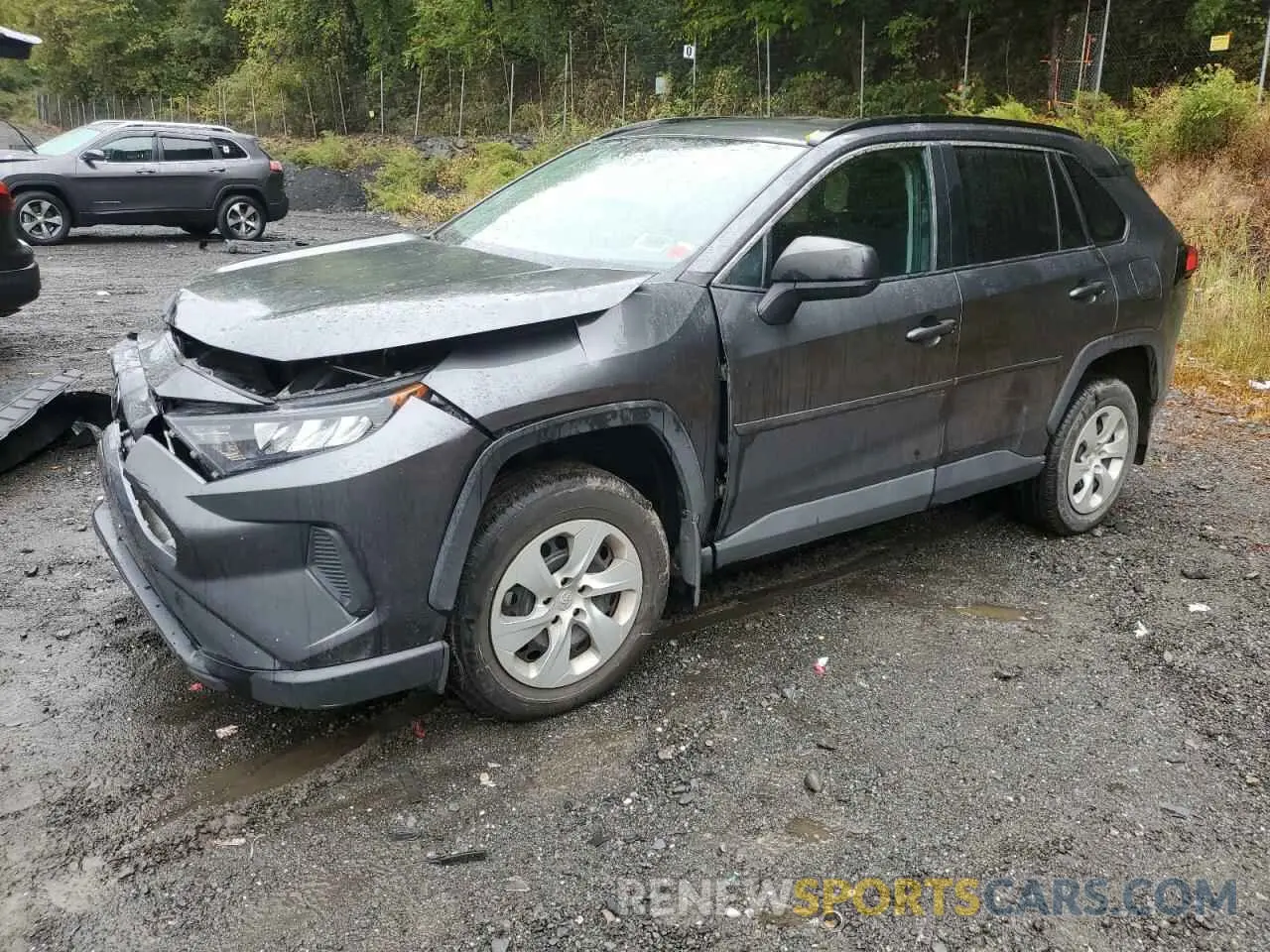 1 Photograph of a damaged car 2T3F1RFV6LC076032 TOYOTA RAV4 2020