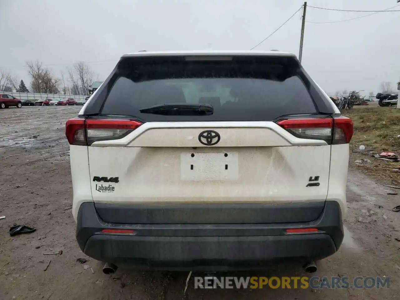 6 Photograph of a damaged car 2T3F1RFV6LC076404 TOYOTA RAV4 2020