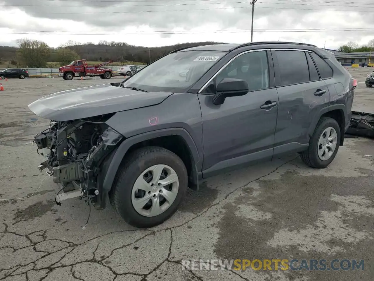 1 Photograph of a damaged car 2T3F1RFV6LC090545 TOYOTA RAV4 2020