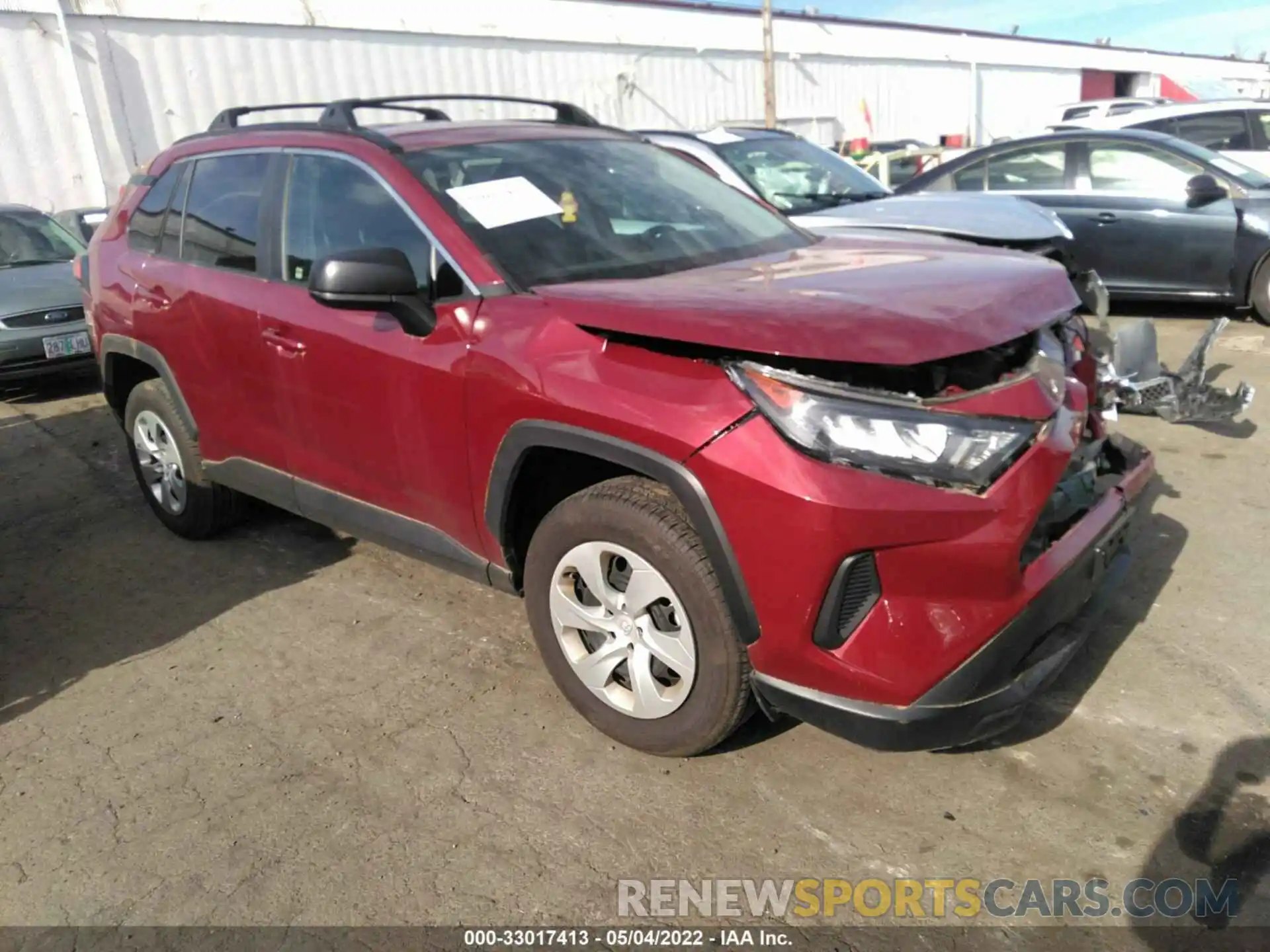 1 Photograph of a damaged car 2T3F1RFV6LC118229 TOYOTA RAV4 2020