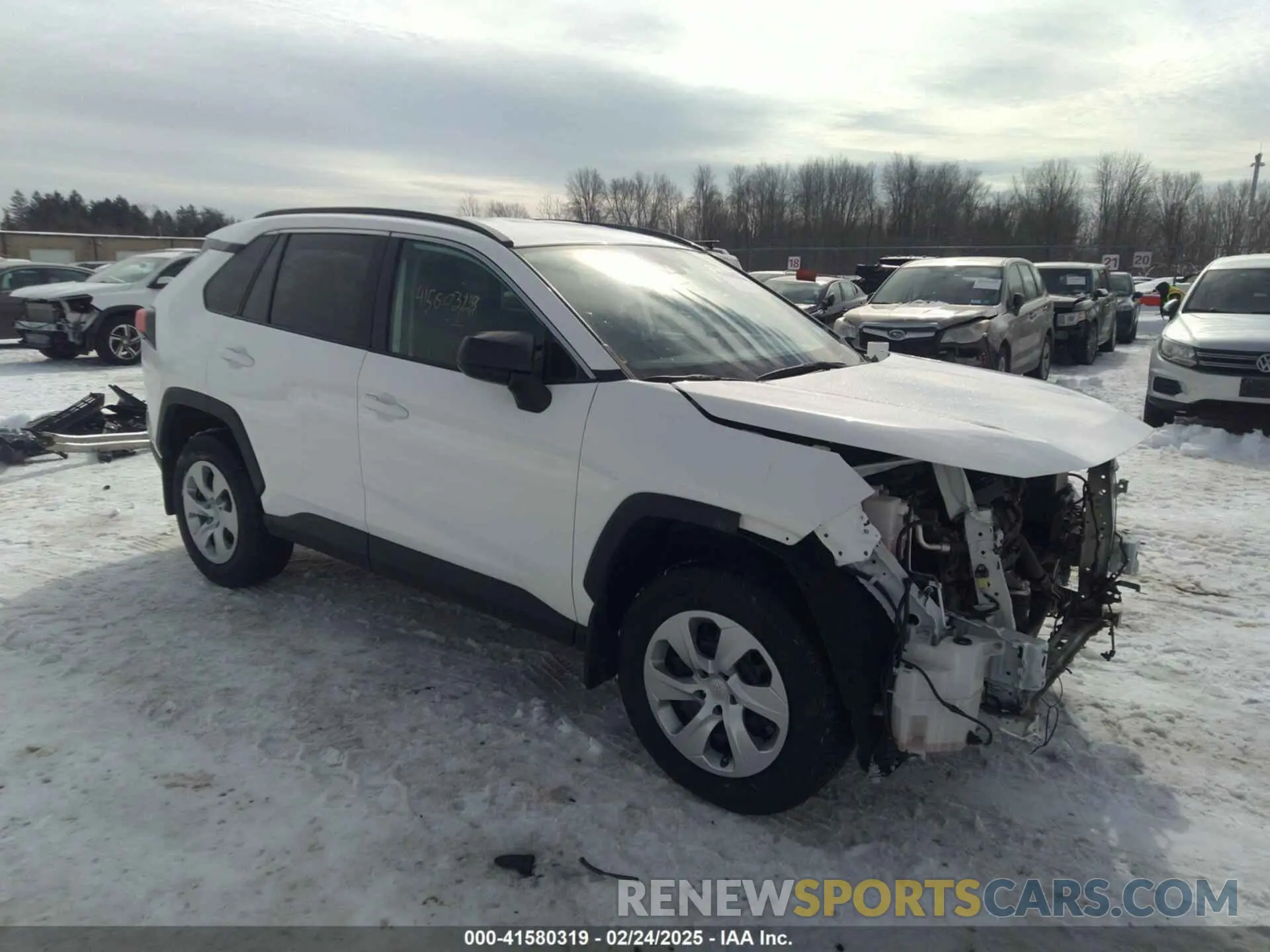 1 Photograph of a damaged car 2T3F1RFV6LC133863 TOYOTA RAV4 2020