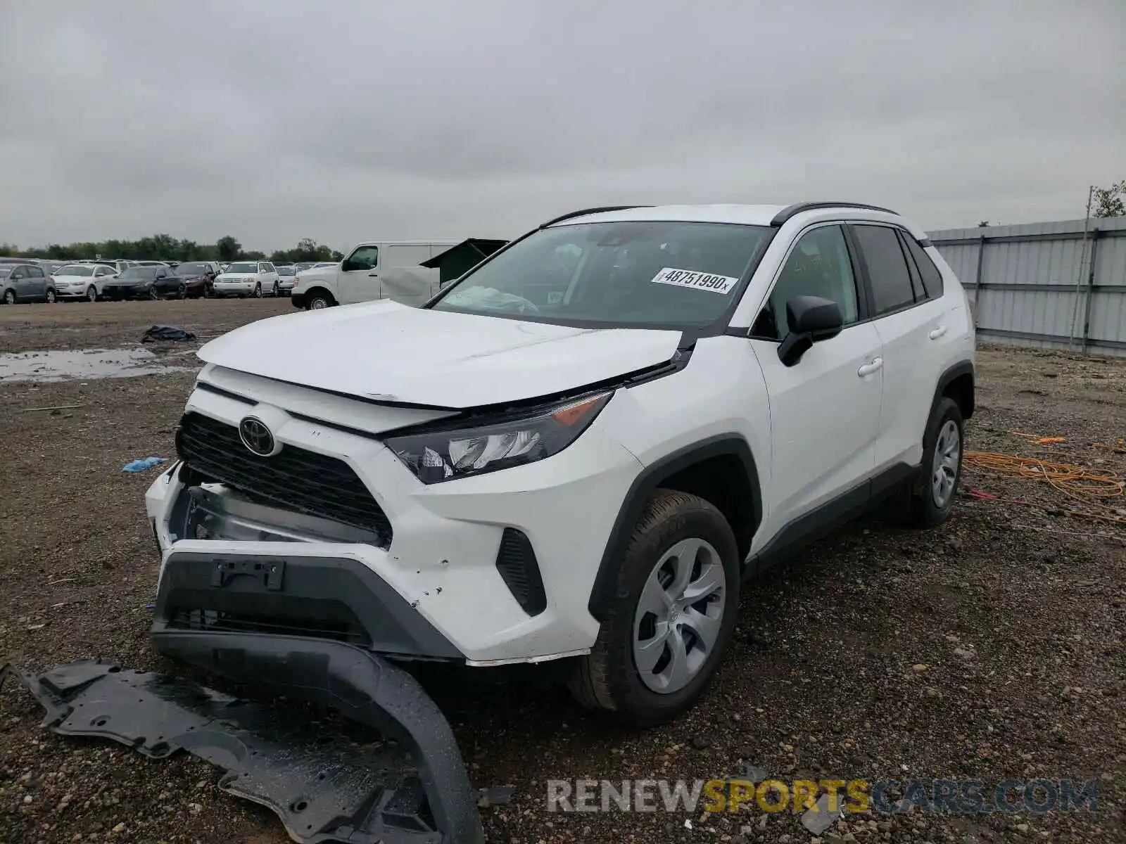 2 Photograph of a damaged car 2T3F1RFV6LW097994 TOYOTA RAV4 2020