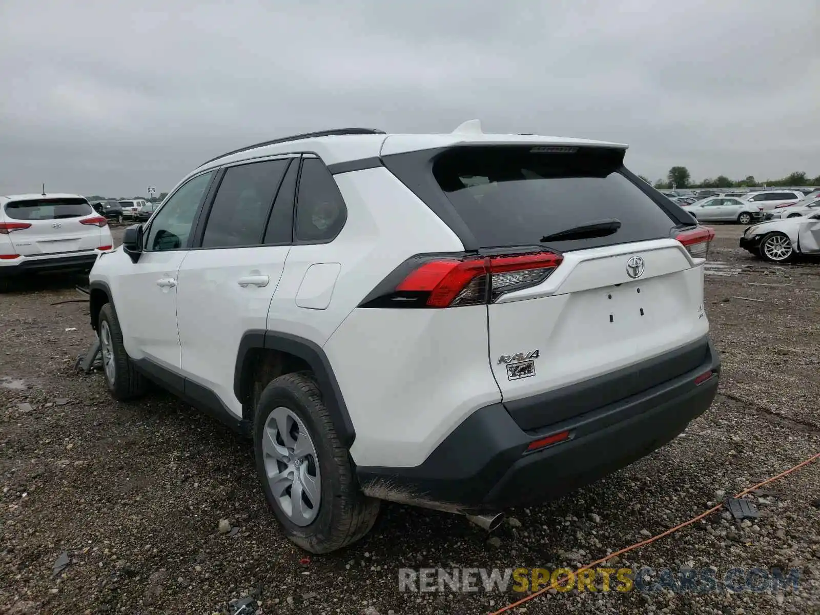 3 Photograph of a damaged car 2T3F1RFV6LW097994 TOYOTA RAV4 2020