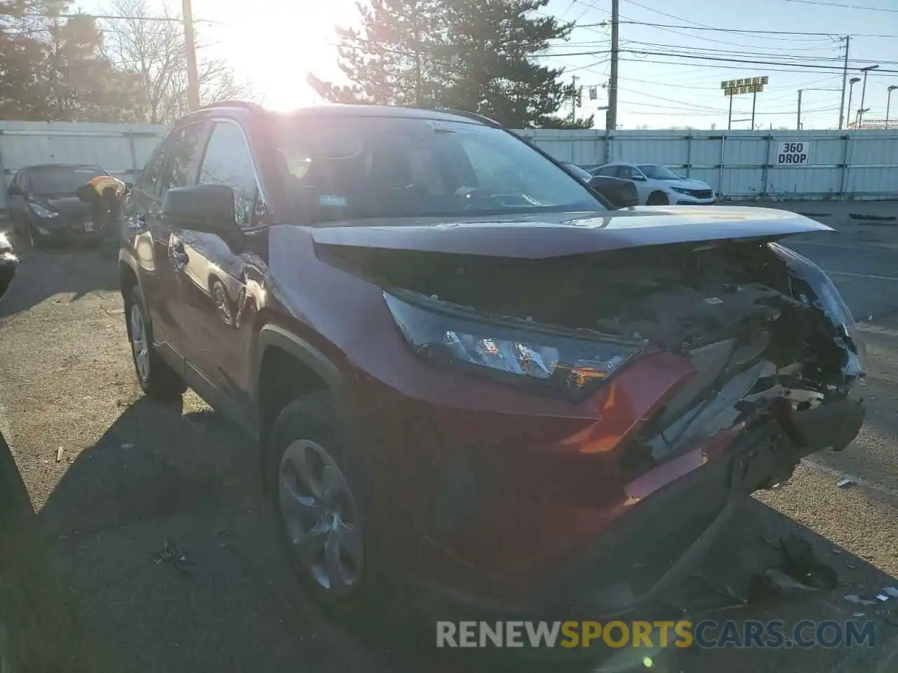 1 Photograph of a damaged car 2T3F1RFV6LW116513 TOYOTA RAV4 2020