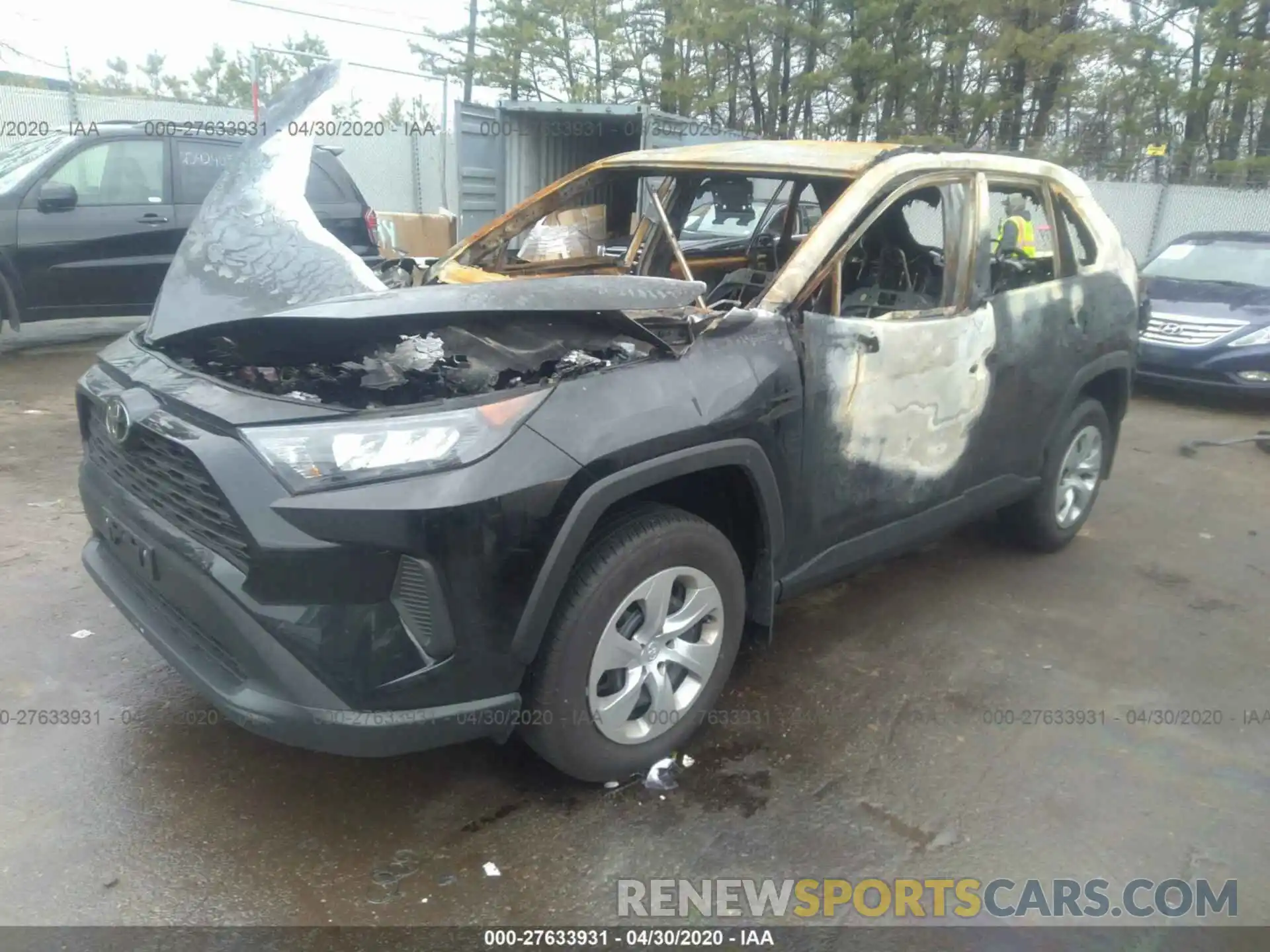 2 Photograph of a damaged car 2T3F1RFV7LC072796 TOYOTA RAV4 2020