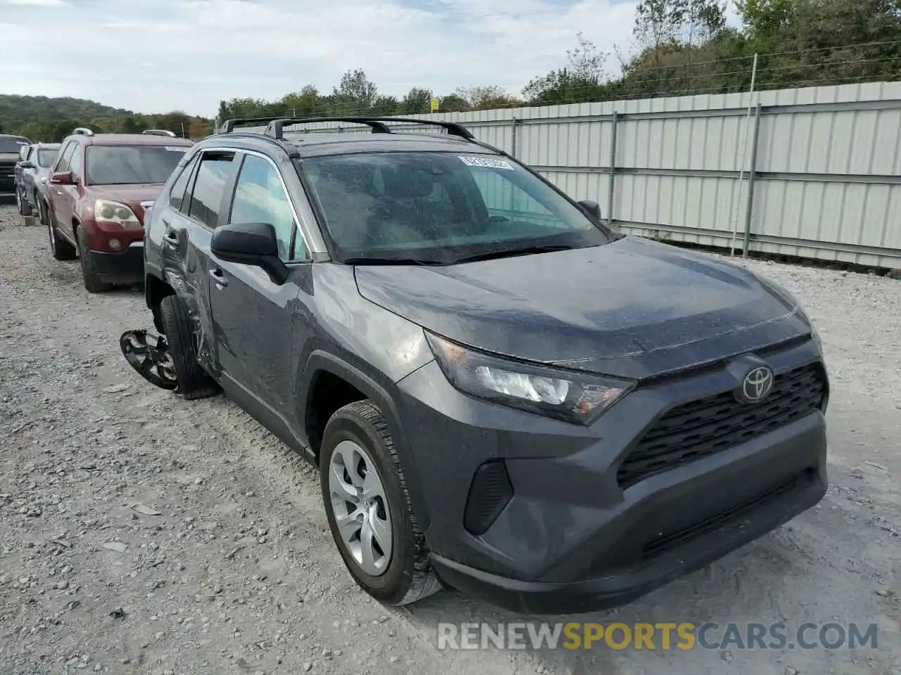 1 Photograph of a damaged car 2T3F1RFV7LC076489 TOYOTA RAV4 2020