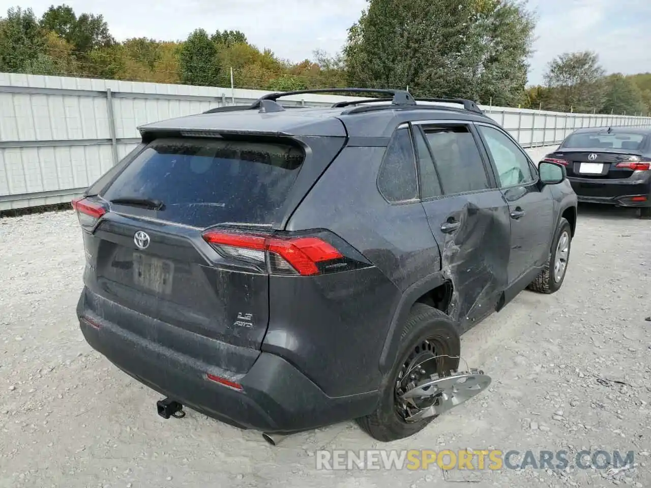 4 Photograph of a damaged car 2T3F1RFV7LC076489 TOYOTA RAV4 2020