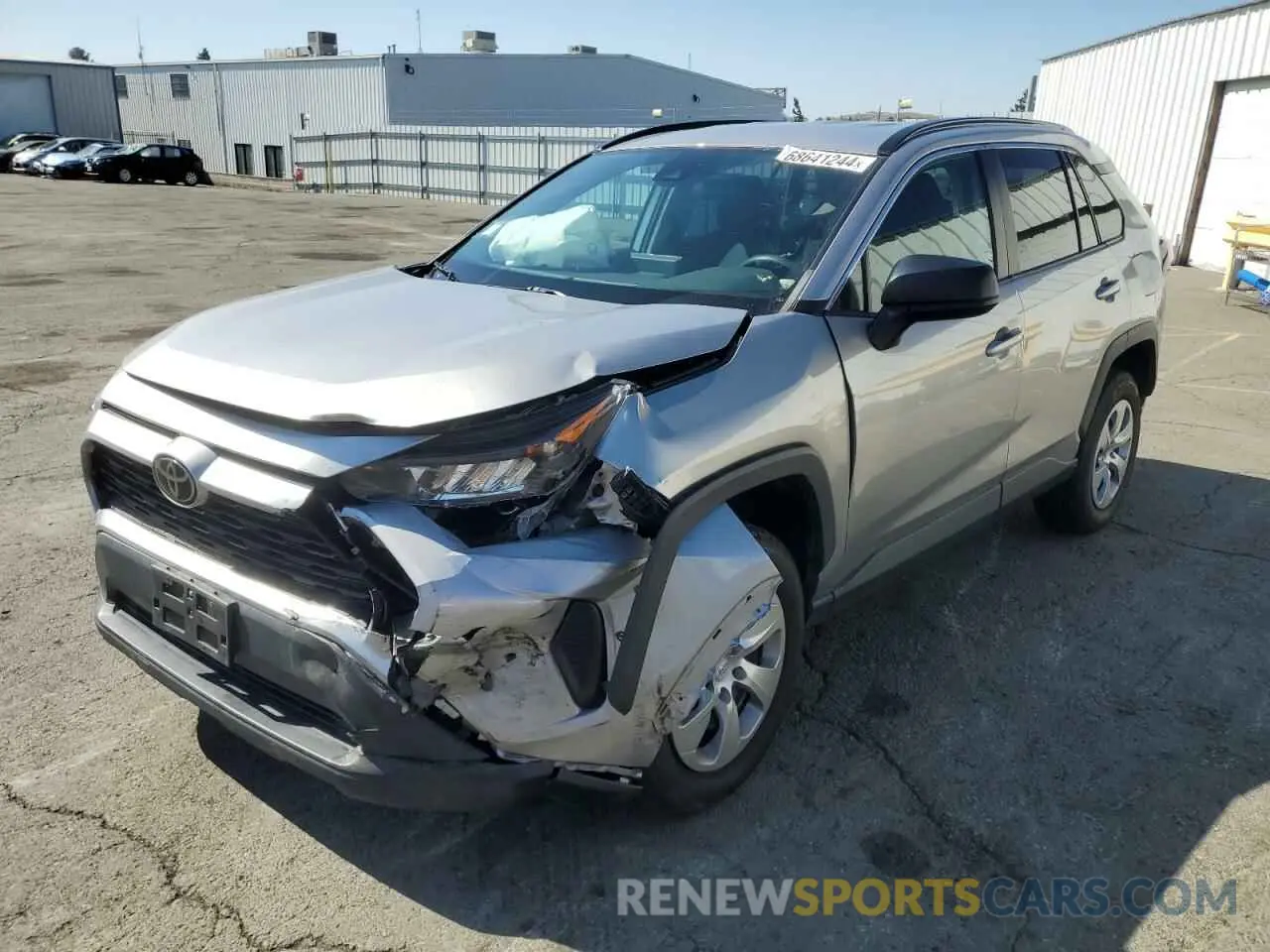 1 Photograph of a damaged car 2T3F1RFV7LC083152 TOYOTA RAV4 2020