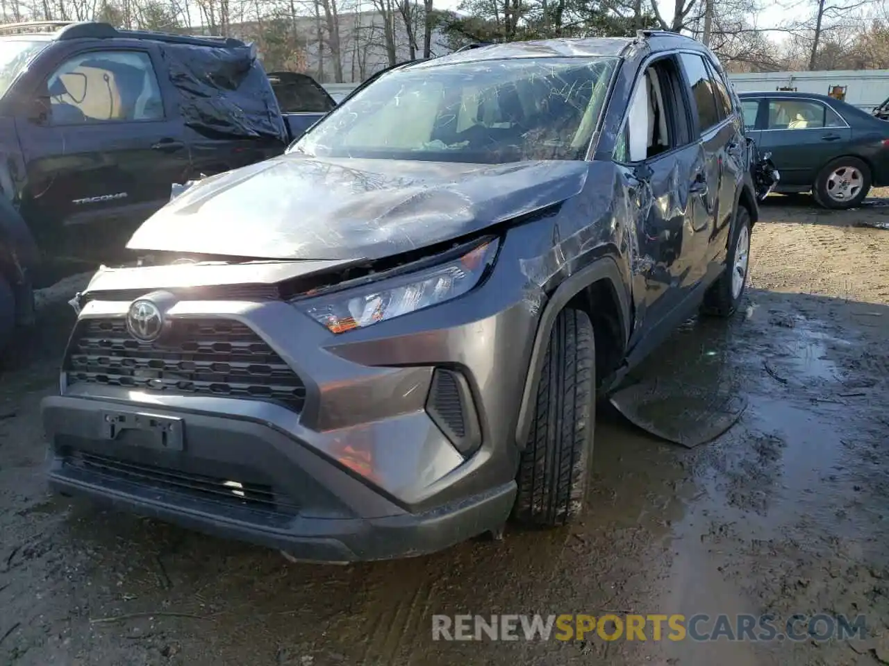 2 Photograph of a damaged car 2T3F1RFV7LC099044 TOYOTA RAV4 2020