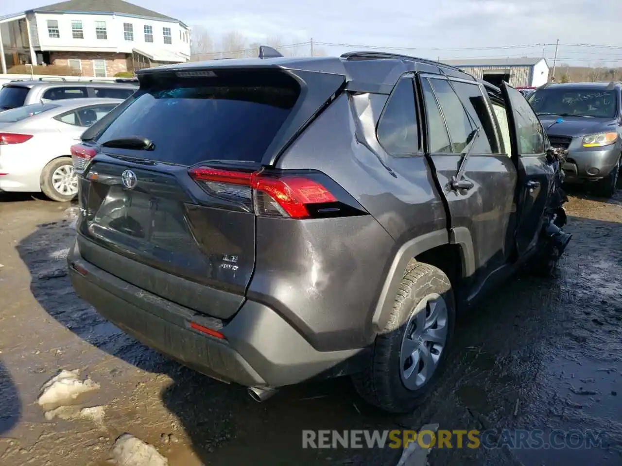 4 Photograph of a damaged car 2T3F1RFV7LC099044 TOYOTA RAV4 2020