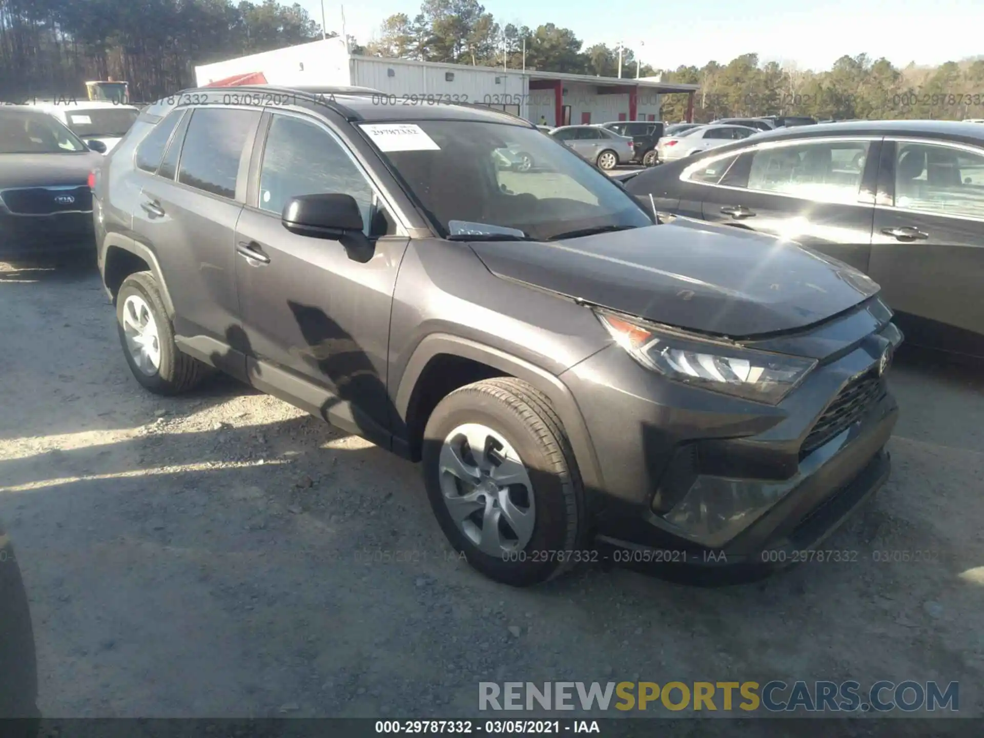 1 Photograph of a damaged car 2T3F1RFV7LC100306 TOYOTA RAV4 2020