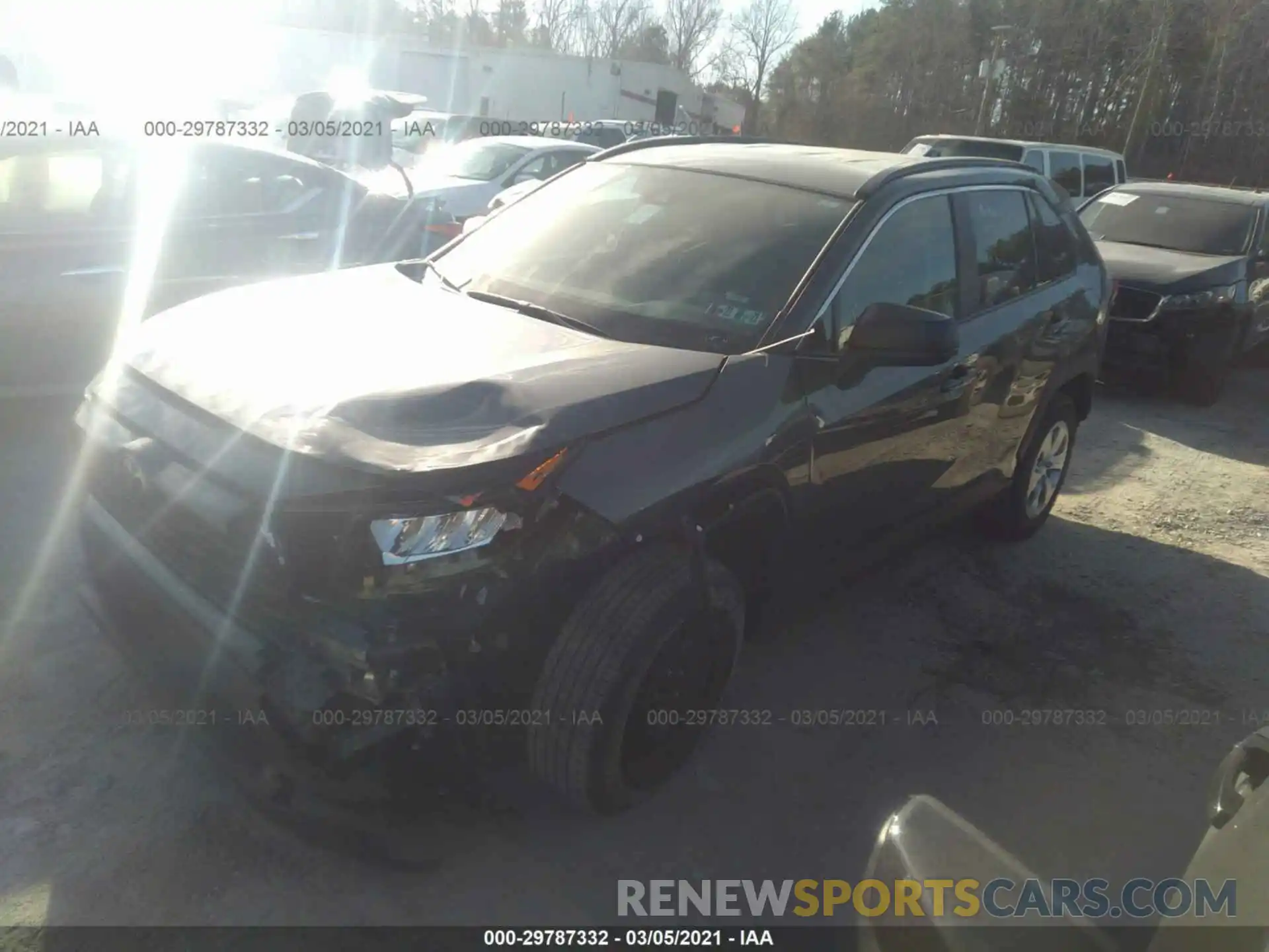 2 Photograph of a damaged car 2T3F1RFV7LC100306 TOYOTA RAV4 2020