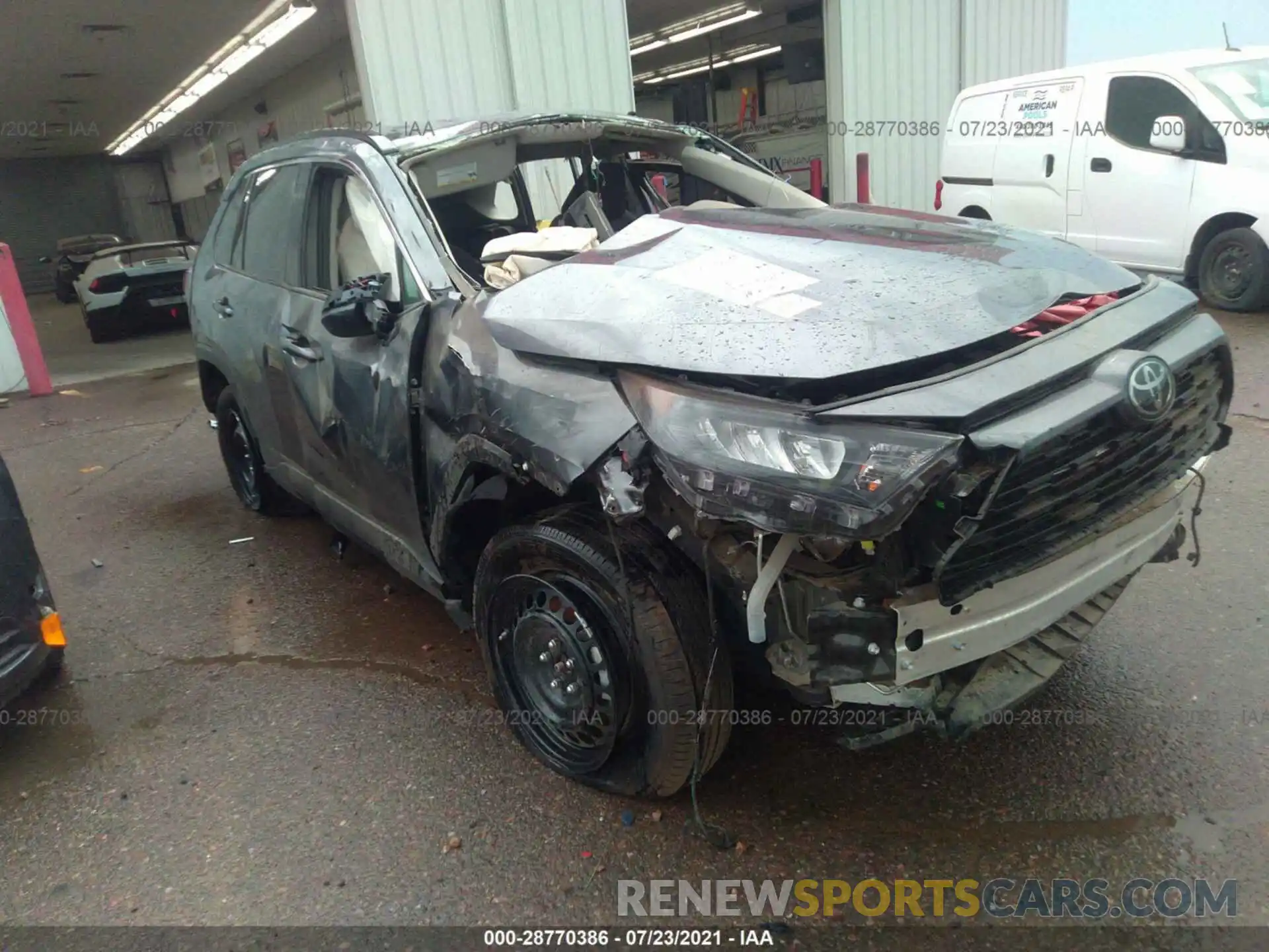 1 Photograph of a damaged car 2T3F1RFV7LC105649 TOYOTA RAV4 2020