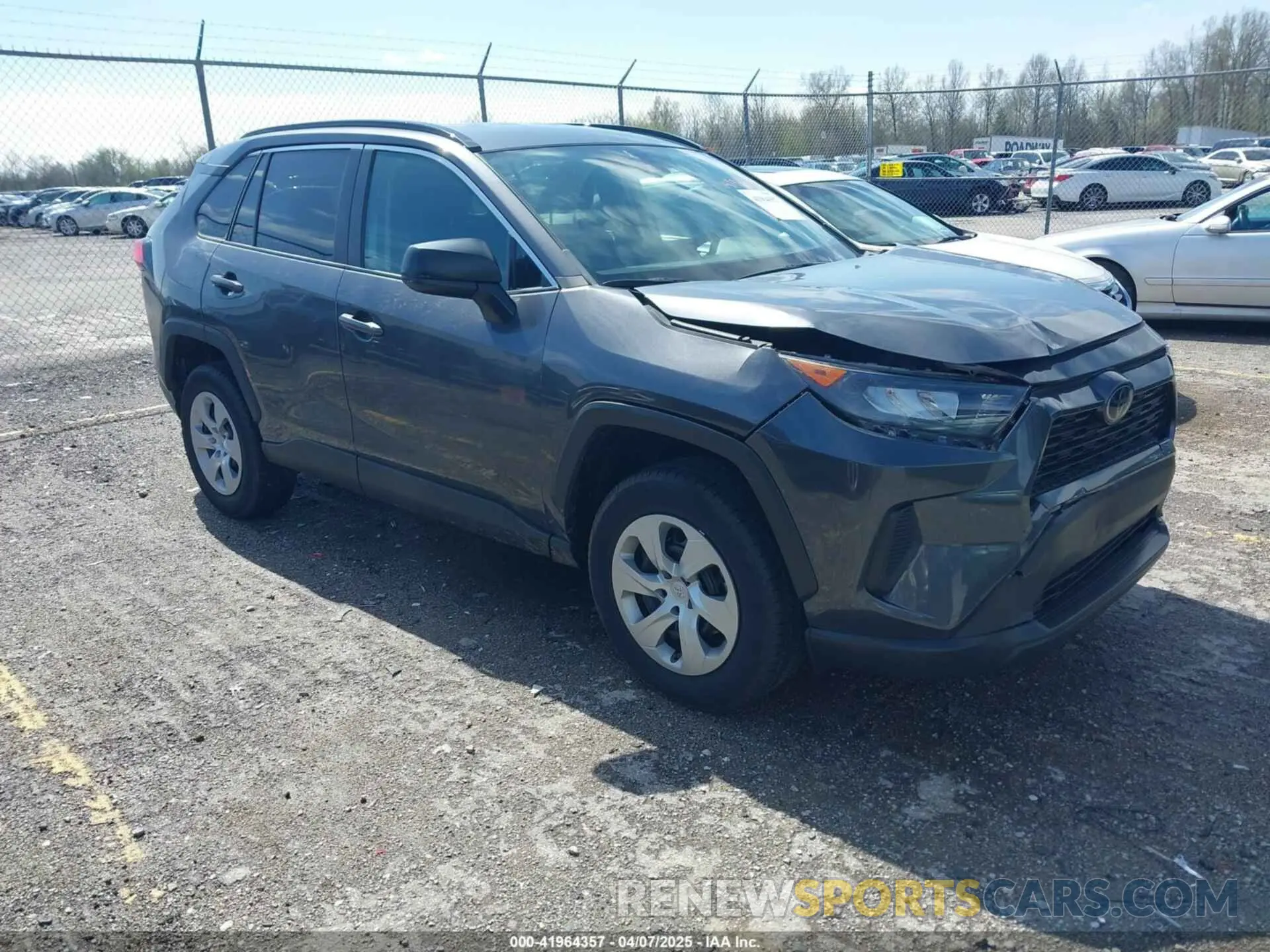 1 Photograph of a damaged car 2T3F1RFV7LC111497 TOYOTA RAV4 2020