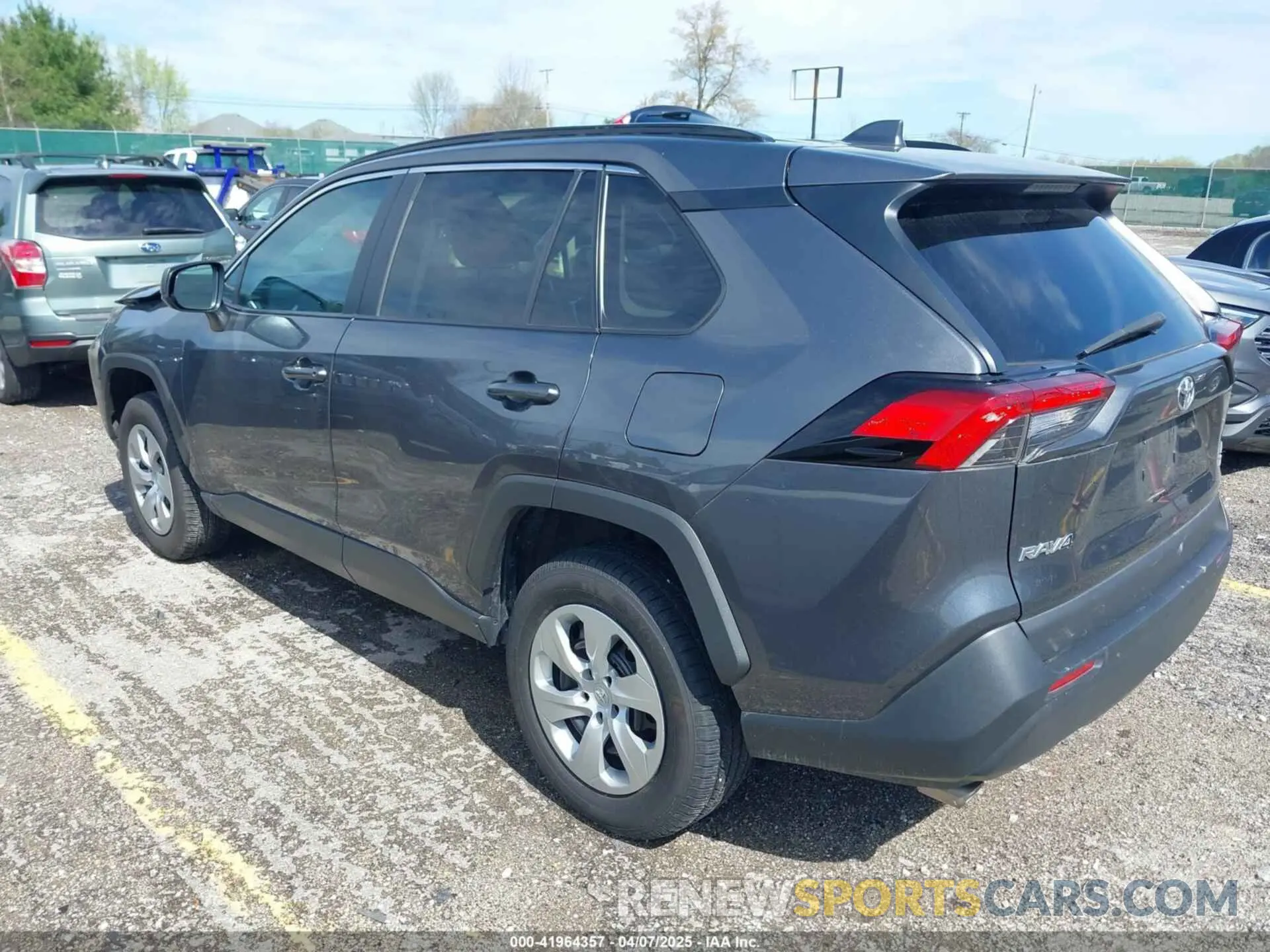3 Photograph of a damaged car 2T3F1RFV7LC111497 TOYOTA RAV4 2020