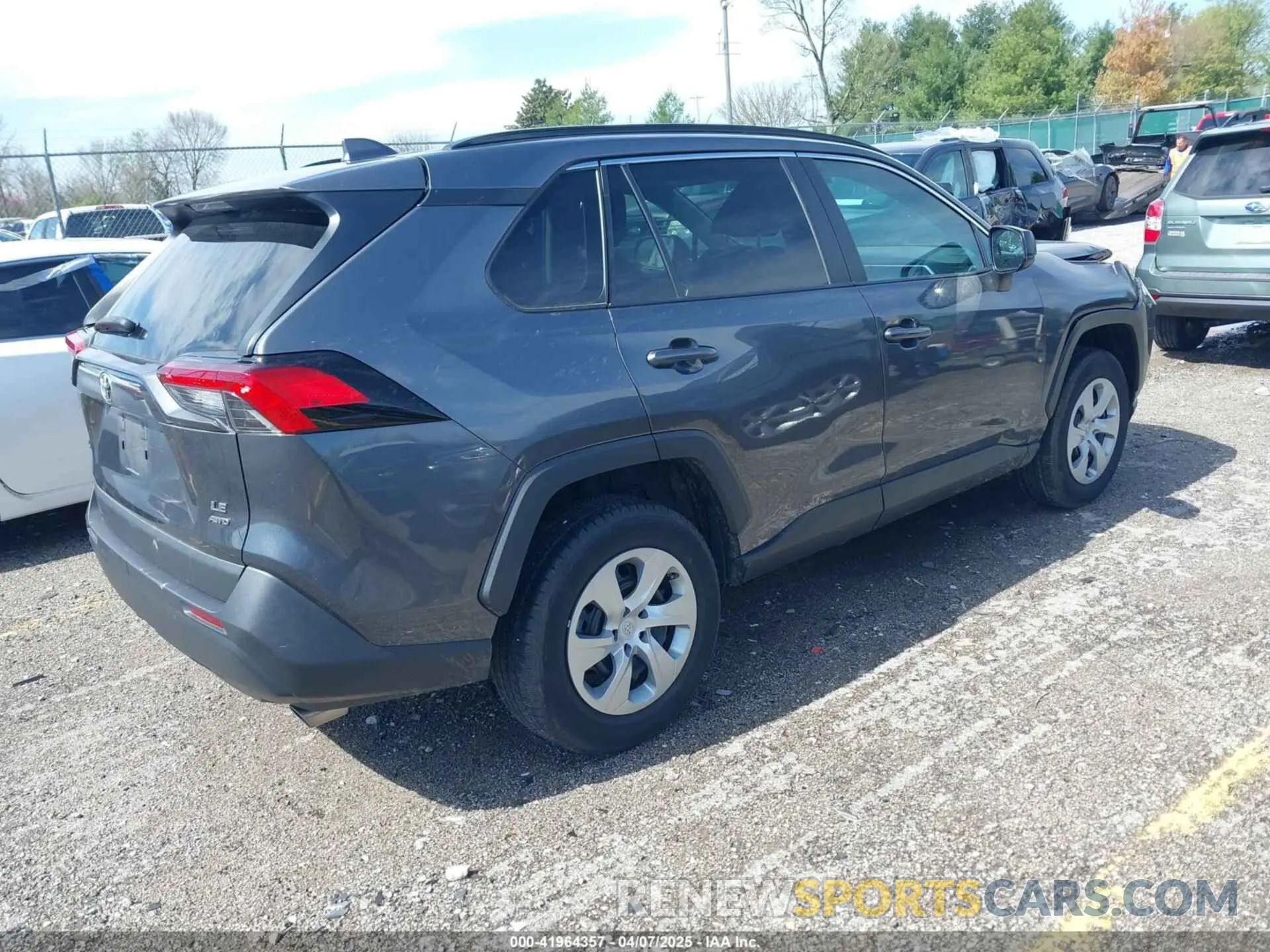 4 Photograph of a damaged car 2T3F1RFV7LC111497 TOYOTA RAV4 2020