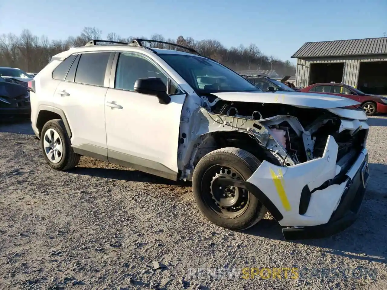 4 Photograph of a damaged car 2T3F1RFV7LC111967 TOYOTA RAV4 2020