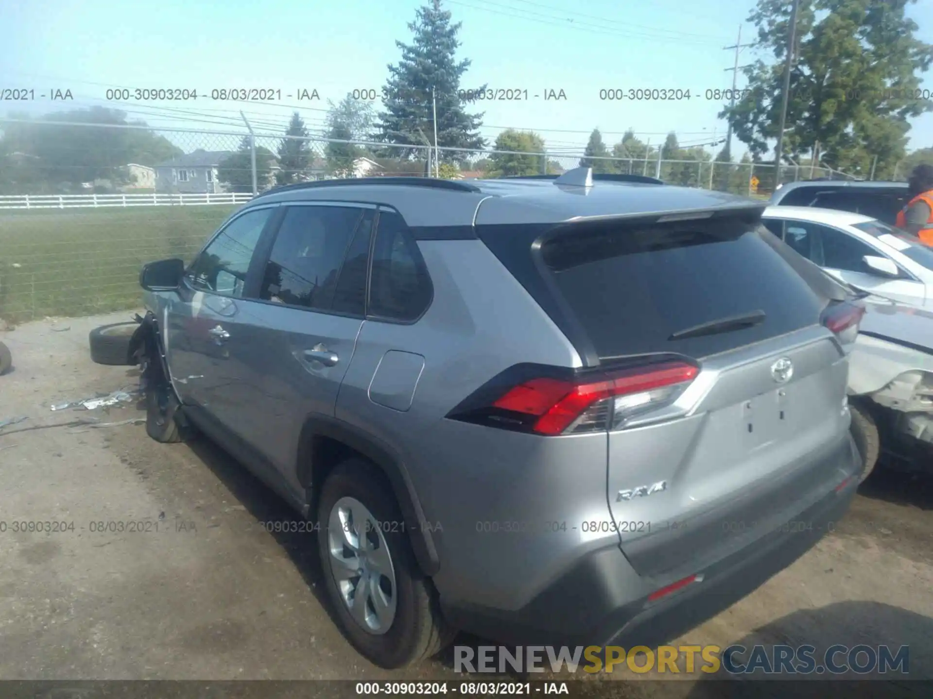 3 Photograph of a damaged car 2T3F1RFV7LC115999 TOYOTA RAV4 2020