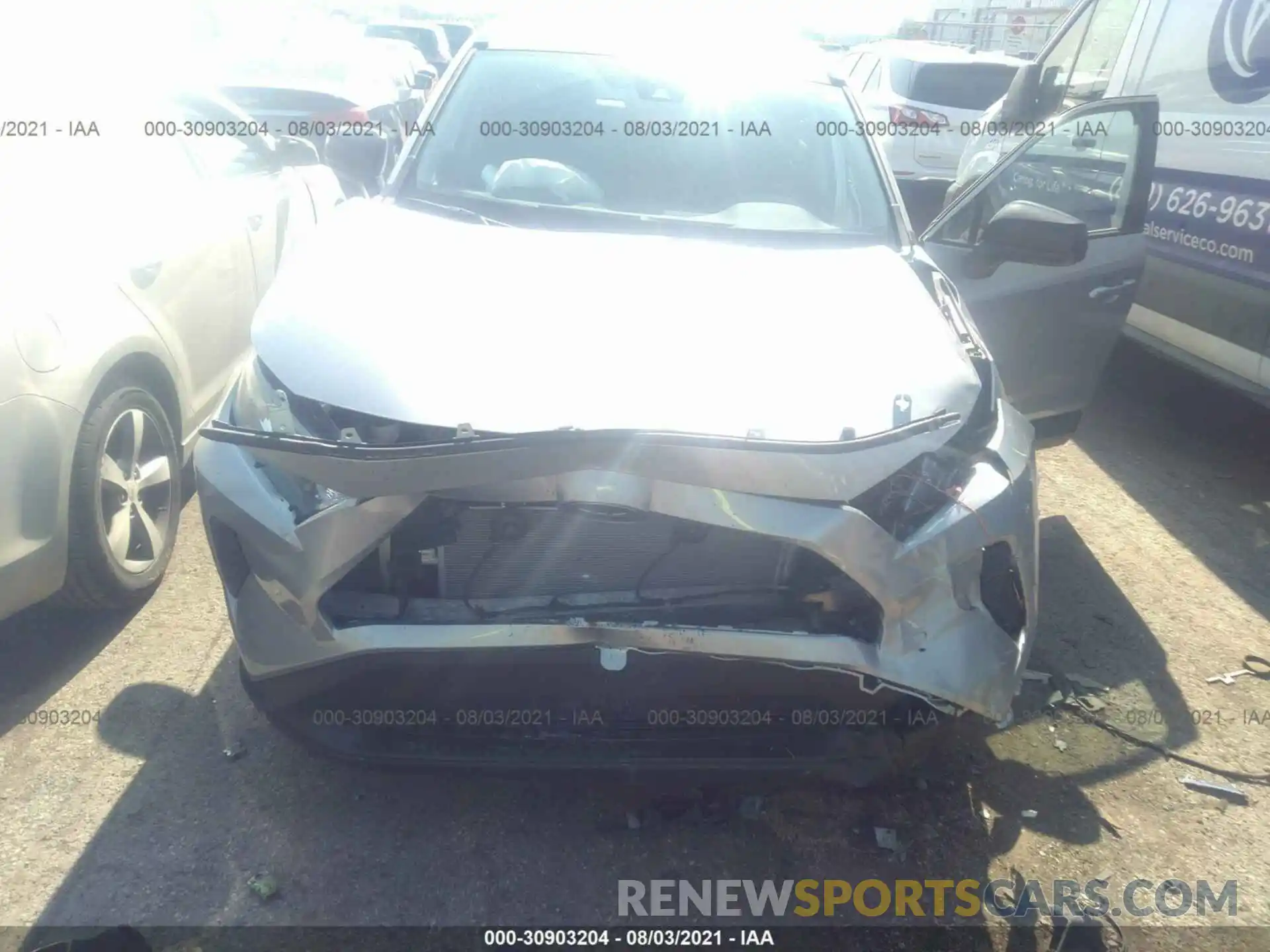 6 Photograph of a damaged car 2T3F1RFV7LC115999 TOYOTA RAV4 2020