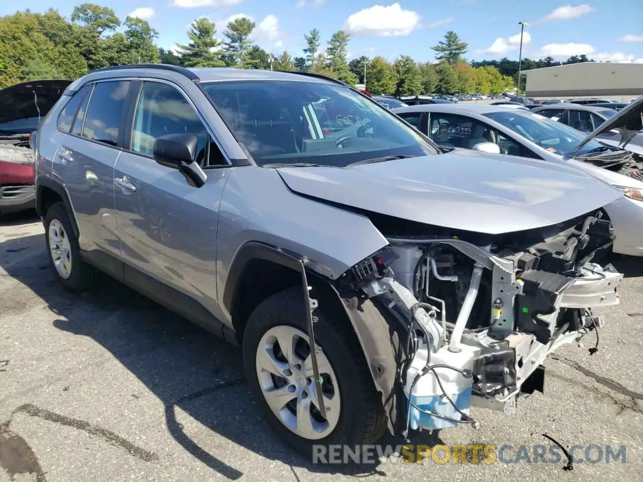 1 Photograph of a damaged car 2T3F1RFV7LC132690 TOYOTA RAV4 2020