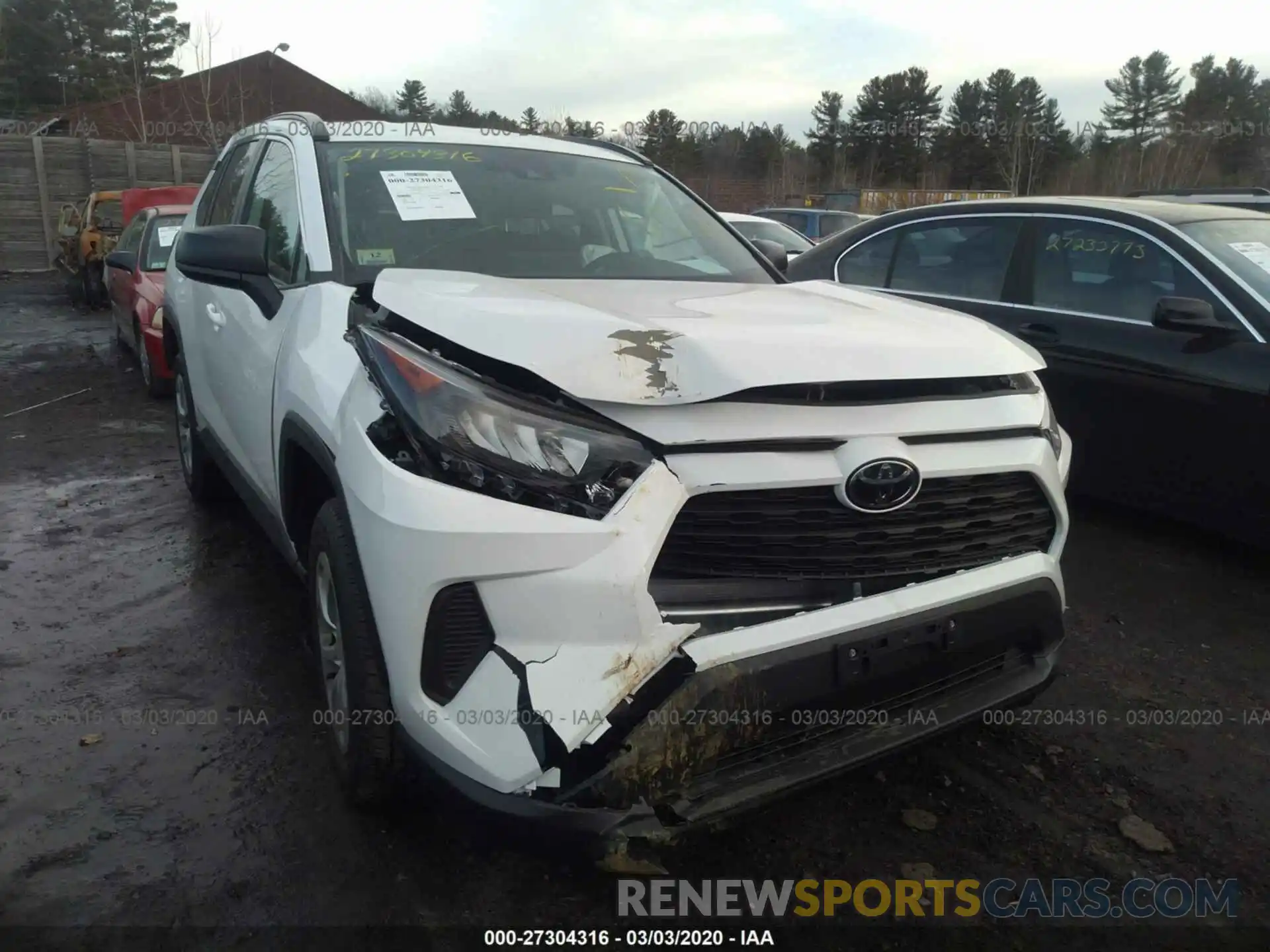 6 Photograph of a damaged car 2T3F1RFV7LW086793 TOYOTA RAV4 2020