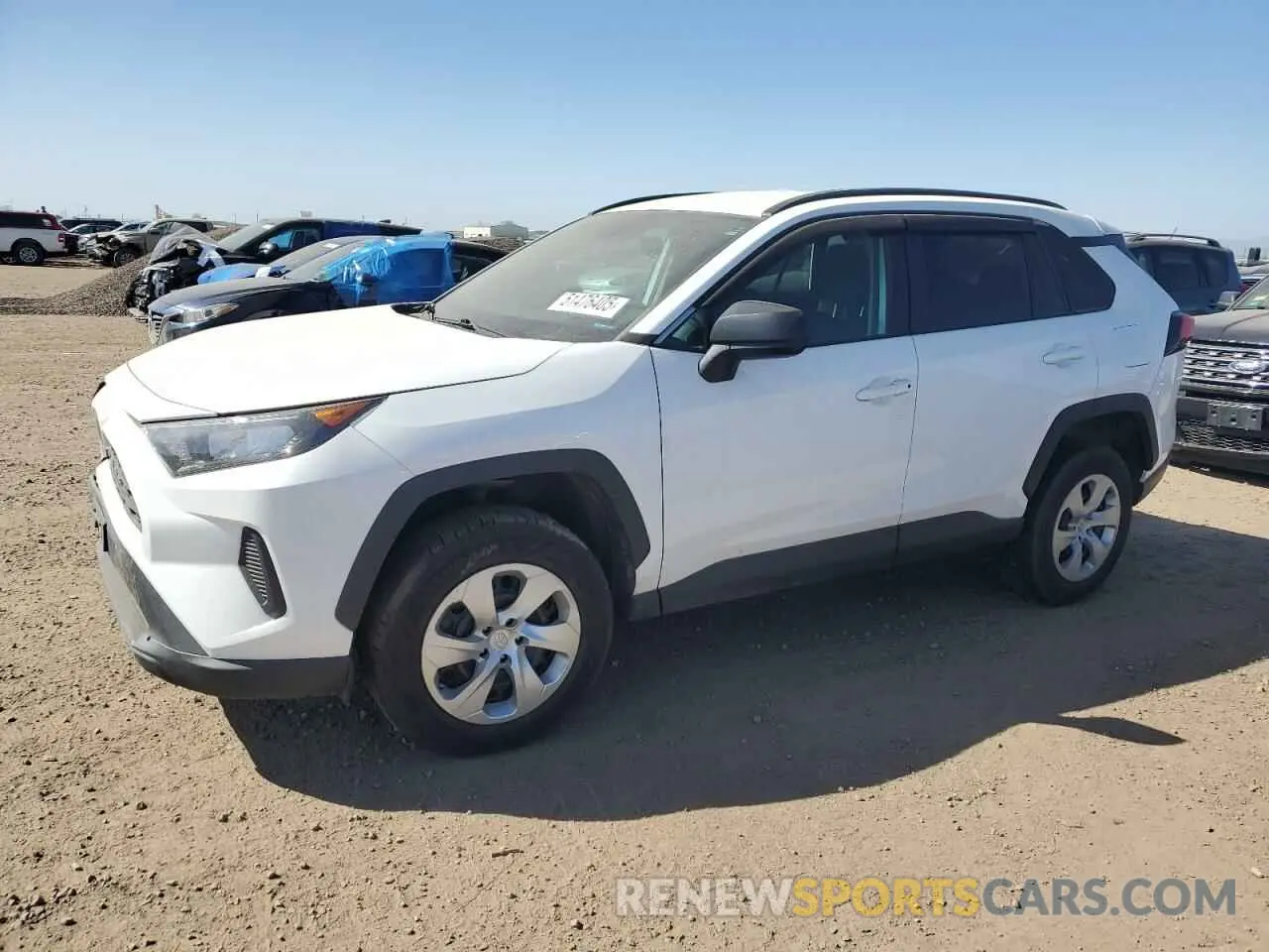 1 Photograph of a damaged car 2T3F1RFV7LW096658 TOYOTA RAV4 2020