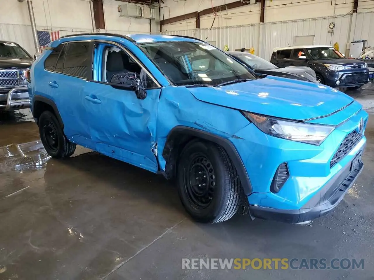 4 Photograph of a damaged car 2T3F1RFV7LW107089 TOYOTA RAV4 2020