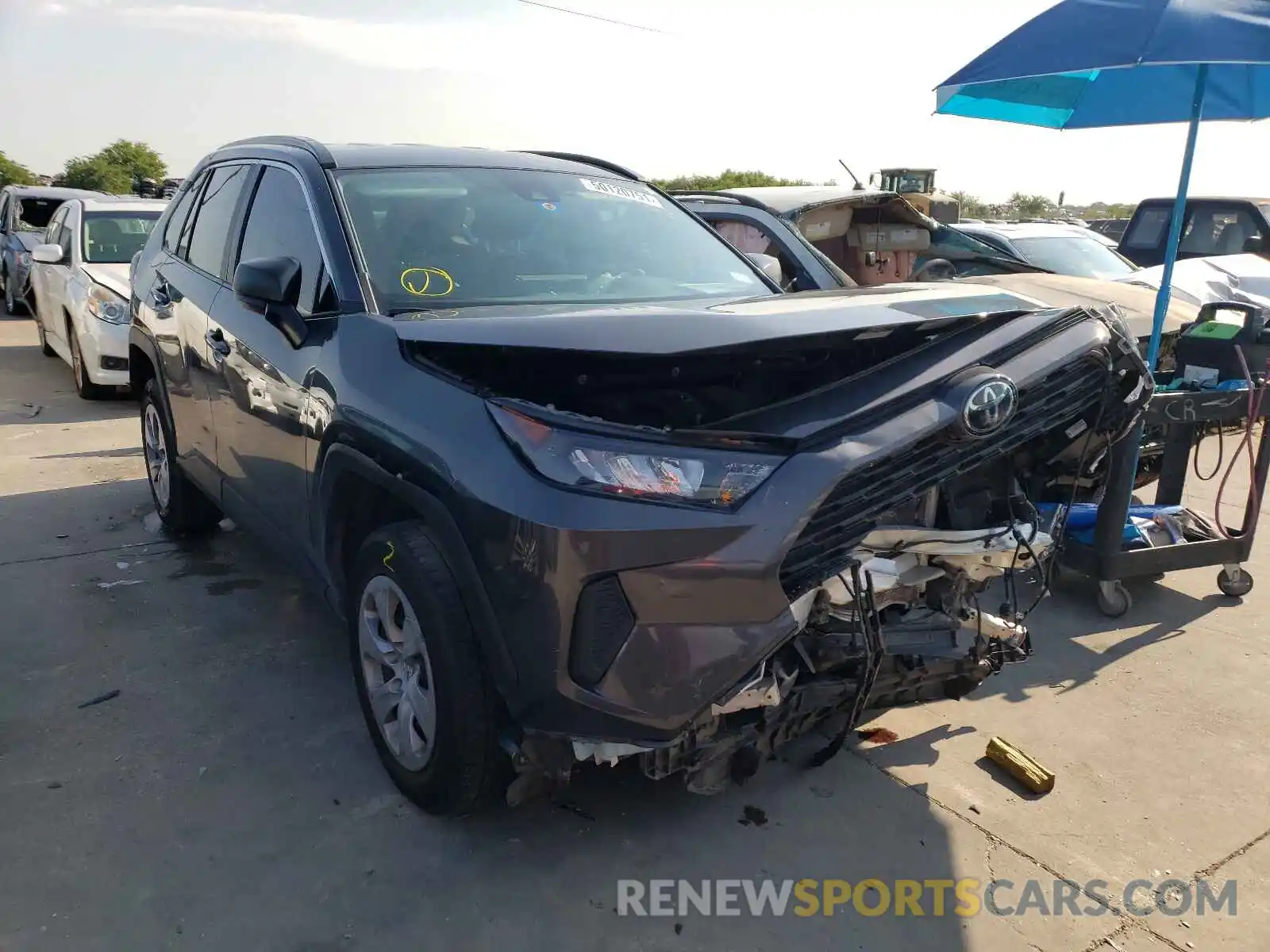 1 Photograph of a damaged car 2T3F1RFV7LW124832 TOYOTA RAV4 2020