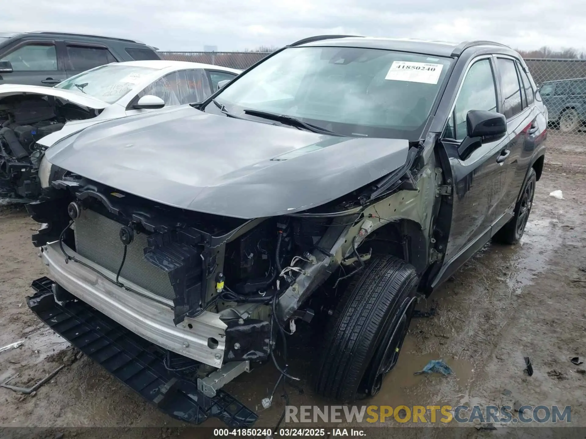 2 Photograph of a damaged car 2T3F1RFV8LC063346 TOYOTA RAV4 2020