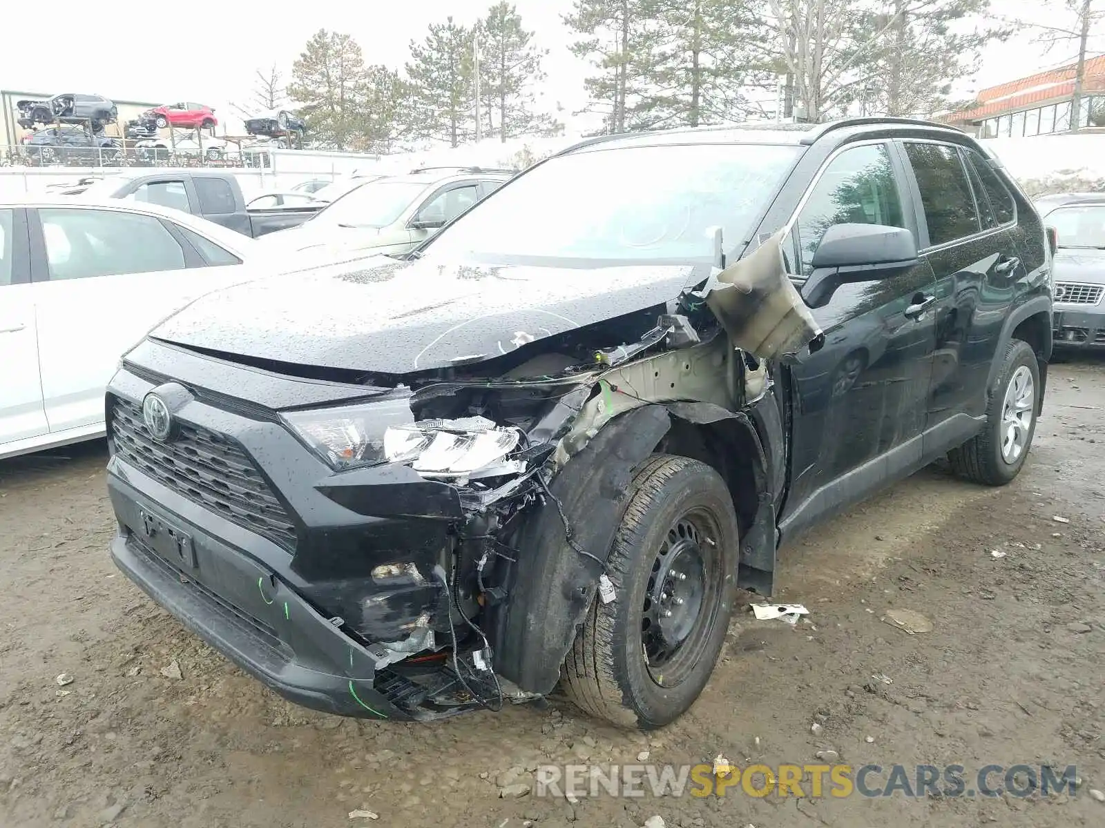 2 Photograph of a damaged car 2T3F1RFV8LC077974 TOYOTA RAV4 2020