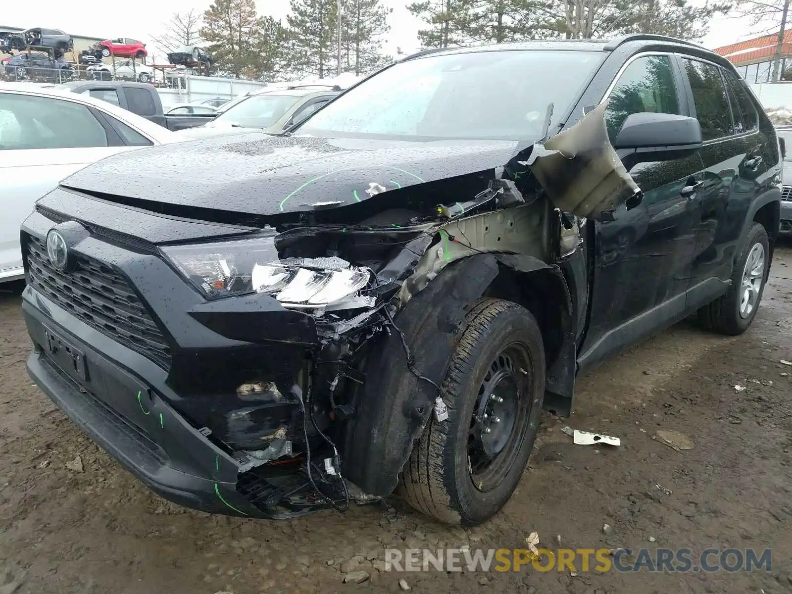 9 Photograph of a damaged car 2T3F1RFV8LC077974 TOYOTA RAV4 2020