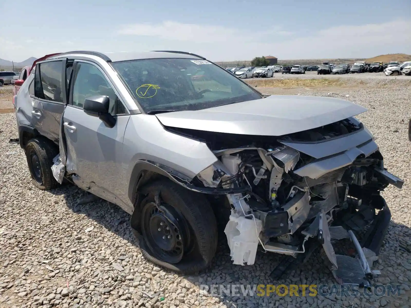 1 Photograph of a damaged car 2T3F1RFV8LC084617 TOYOTA RAV4 2020