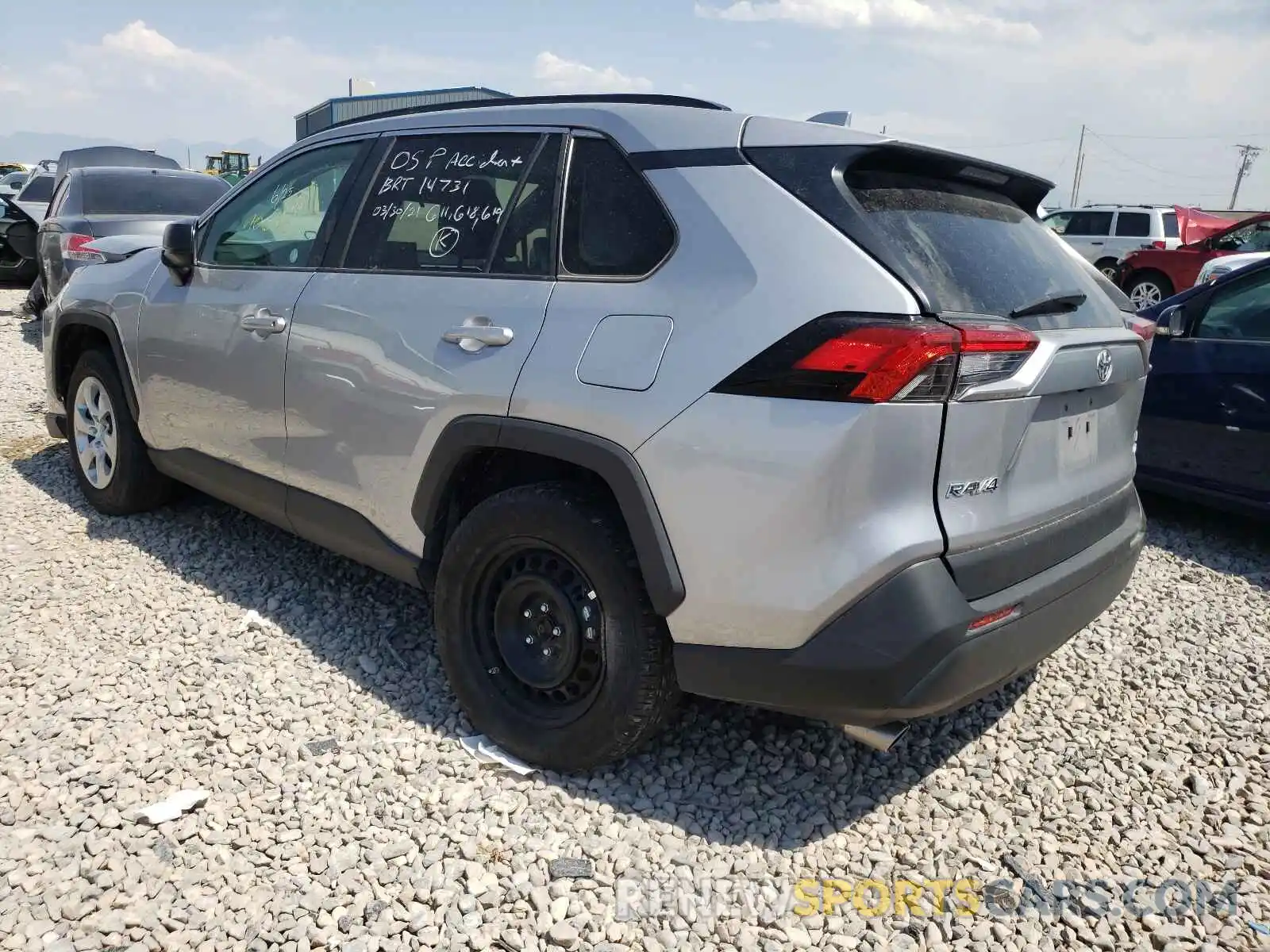 3 Photograph of a damaged car 2T3F1RFV8LC084617 TOYOTA RAV4 2020