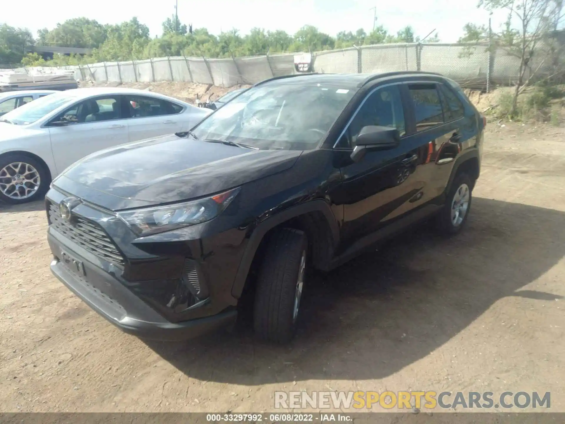 2 Photograph of a damaged car 2T3F1RFV8LW135516 TOYOTA RAV4 2020