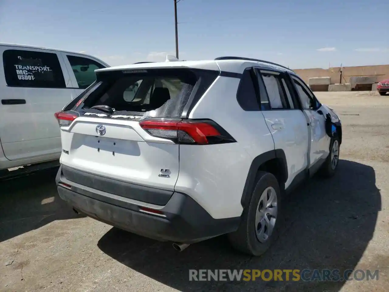 4 Photograph of a damaged car 2T3F1RFV9LC084545 TOYOTA RAV4 2020