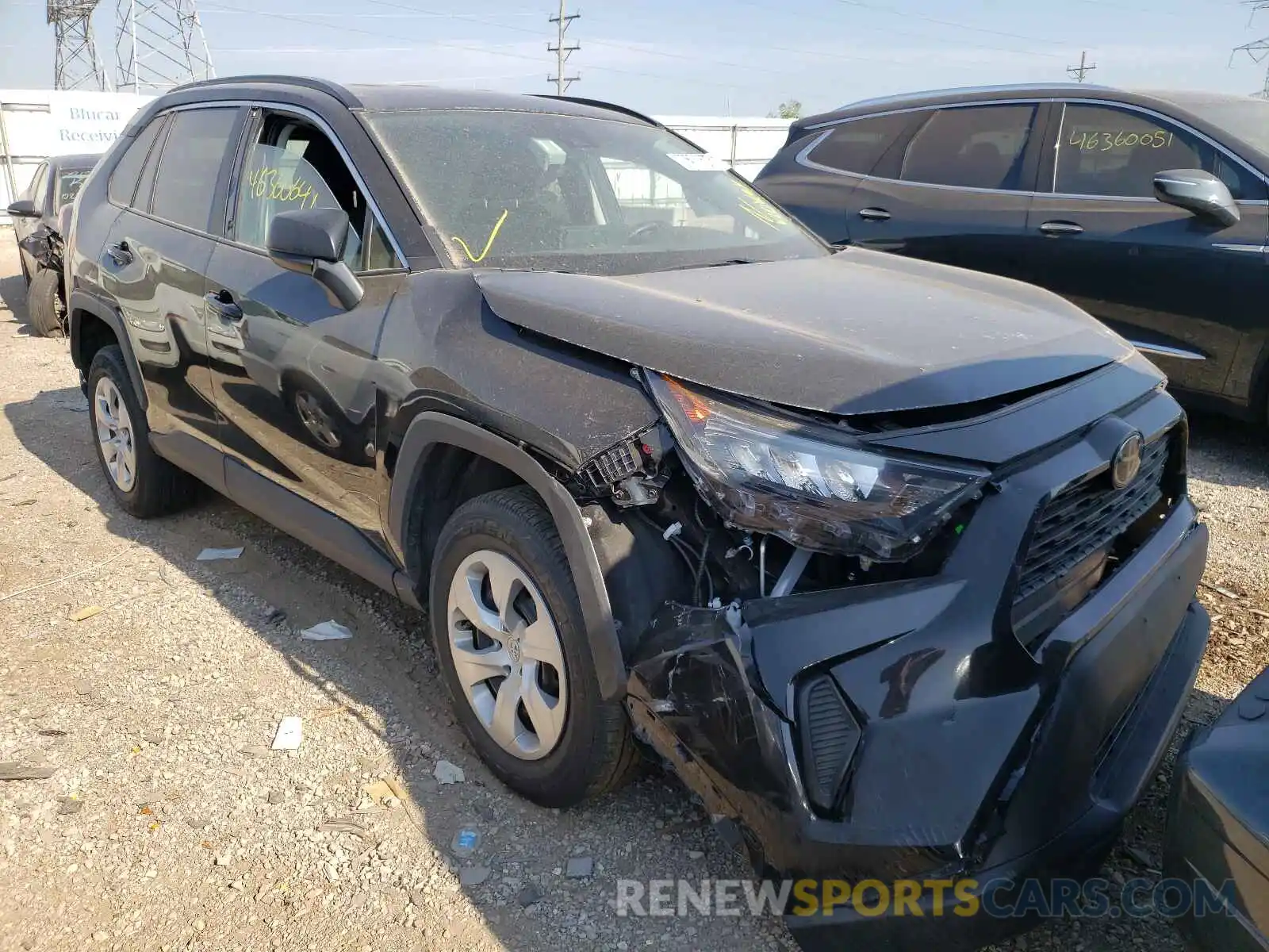 1 Photograph of a damaged car 2T3F1RFV9LC087283 TOYOTA RAV4 2020