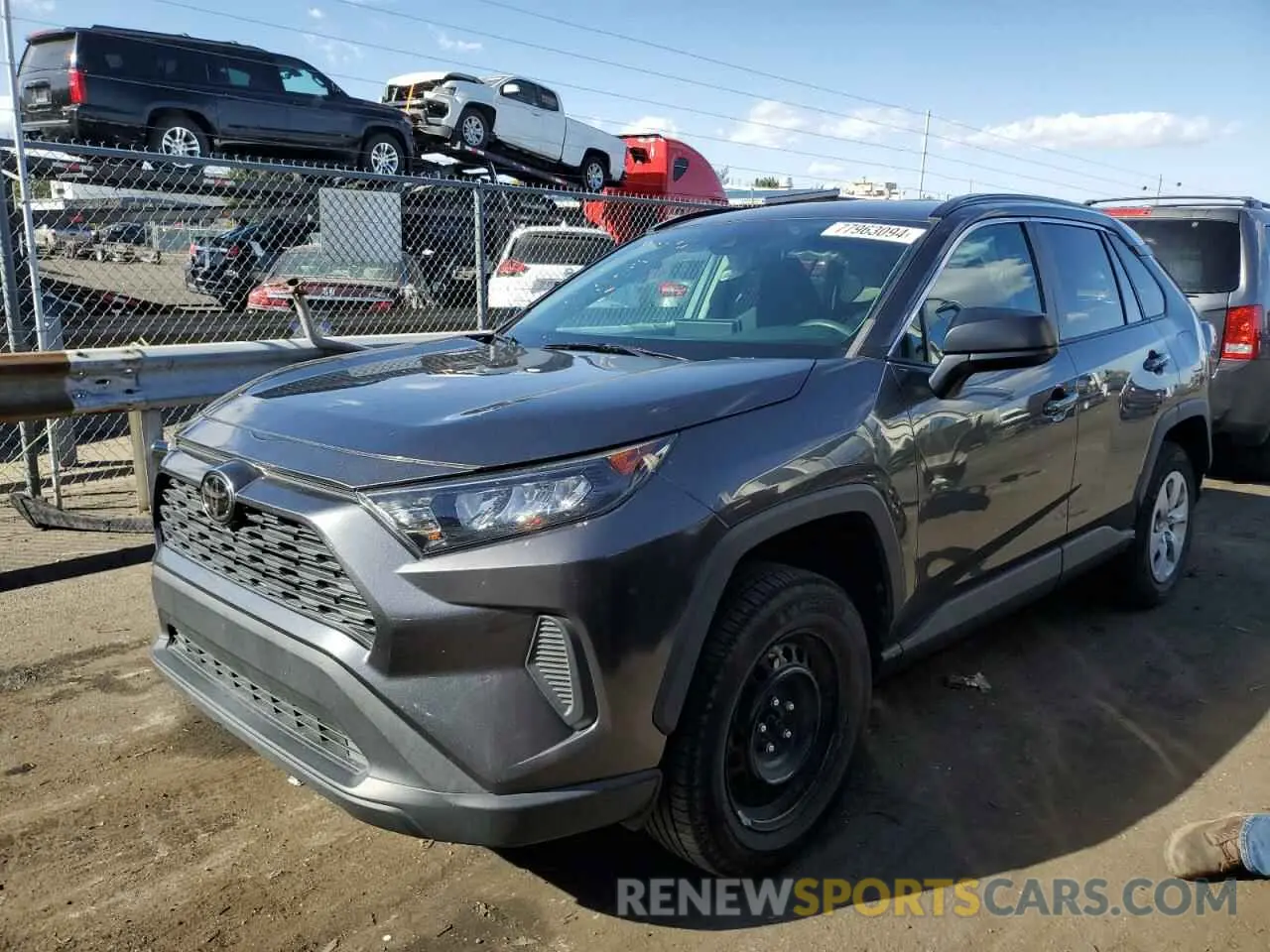 1 Photograph of a damaged car 2T3F1RFV9LC088224 TOYOTA RAV4 2020